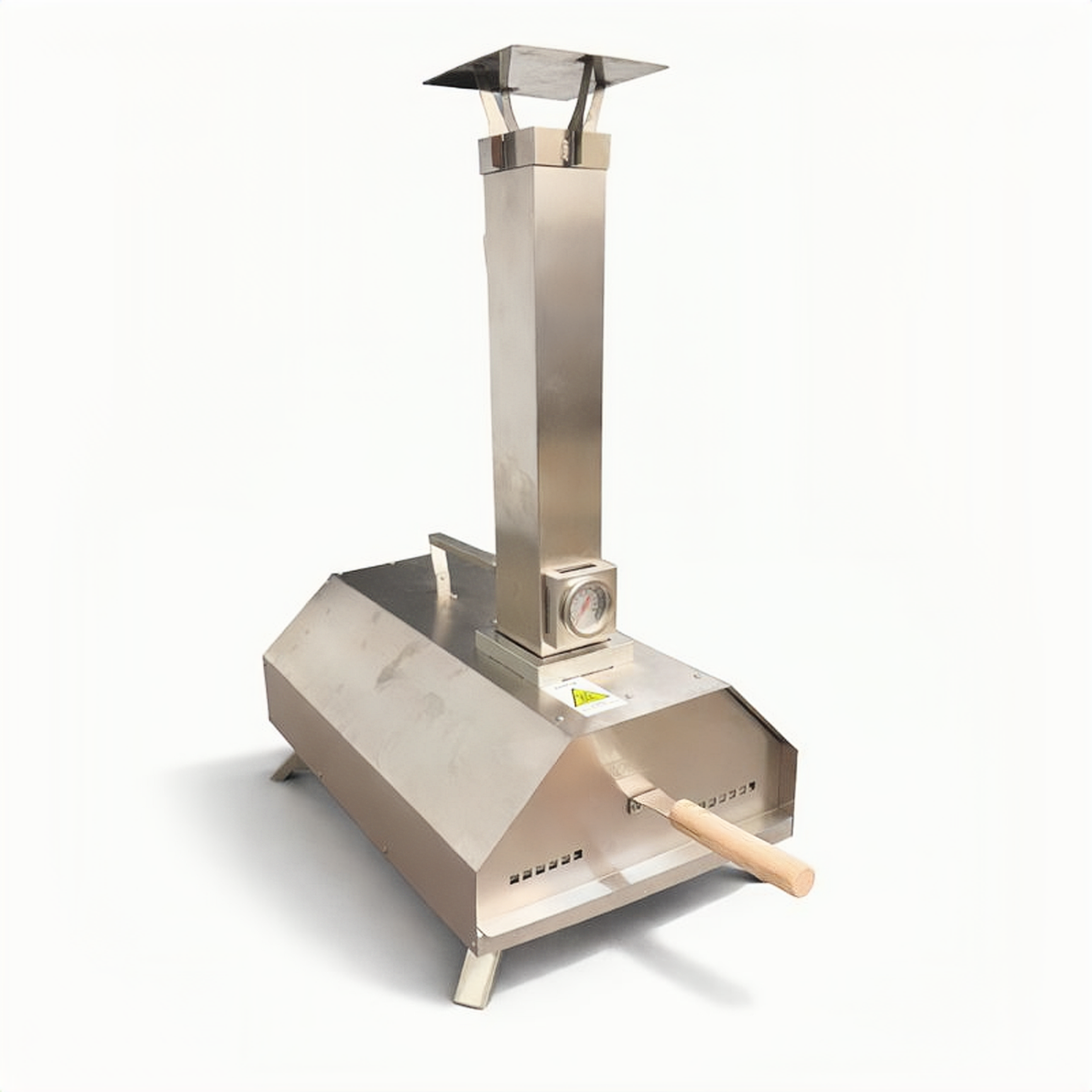 WillBBQ 11" Wood Pellet Stainless Steel Pizza Oven - KU020T