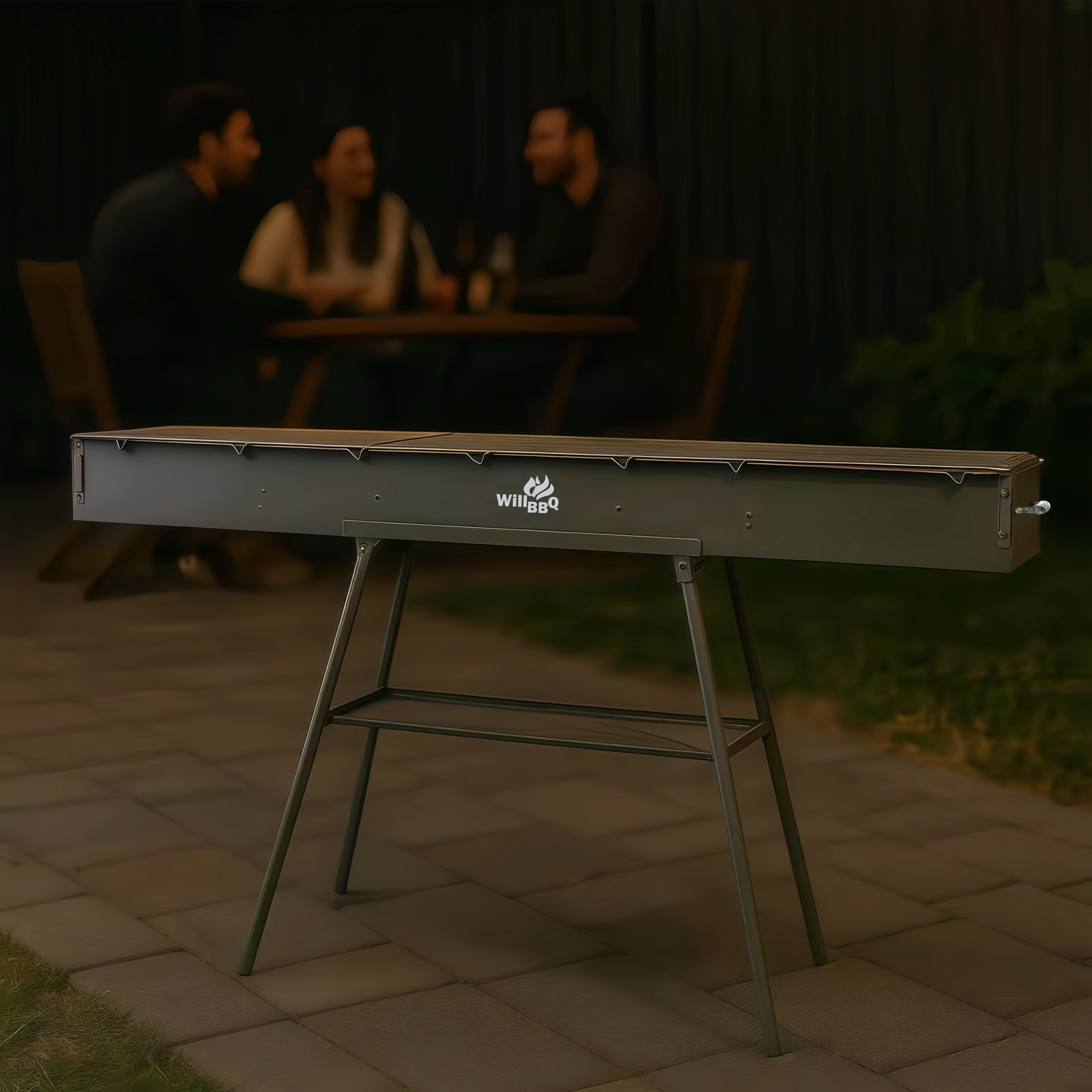 150cm x 18cm Charcoal Hibachi Grill