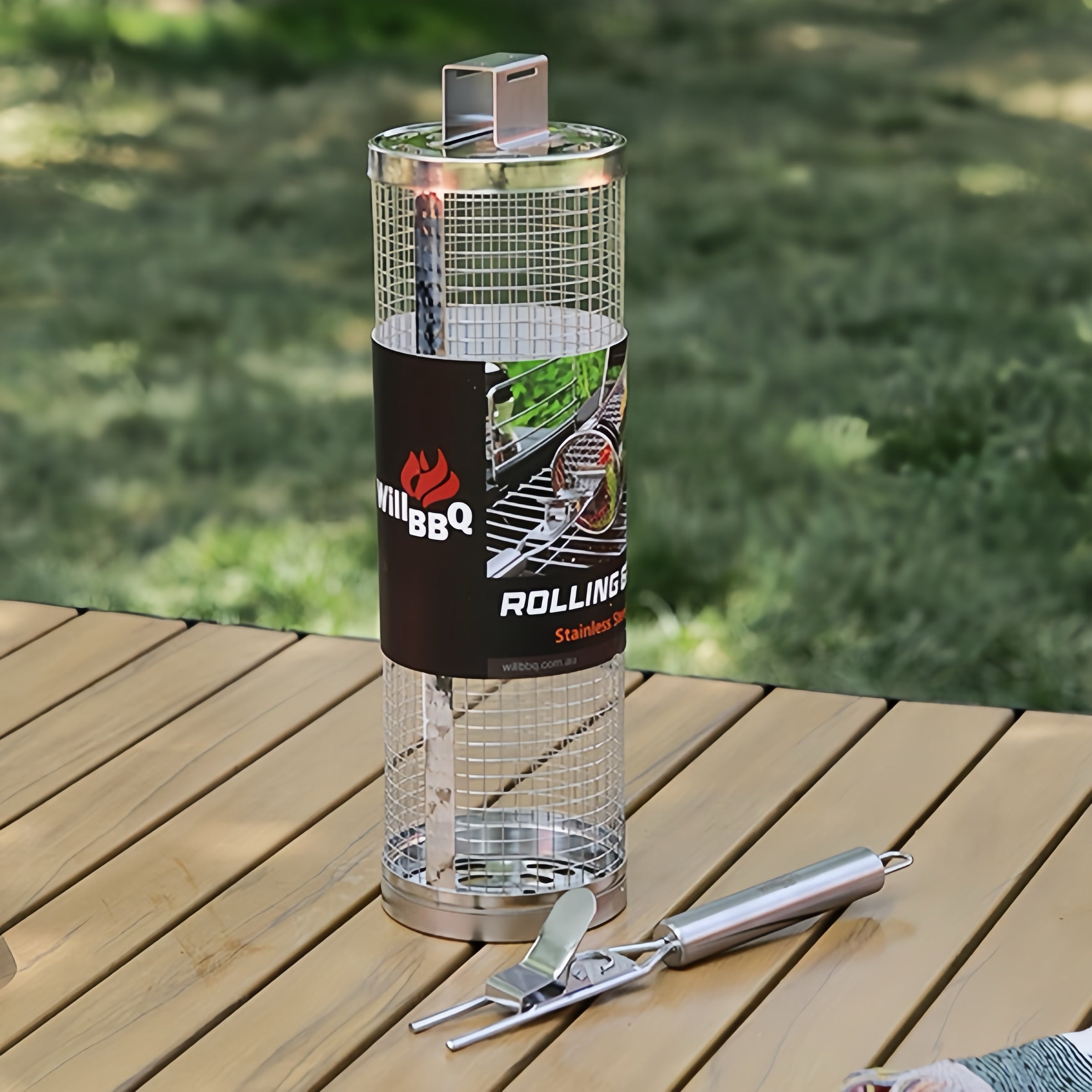 Premium Handel Detachable Rotating Grill Basket
