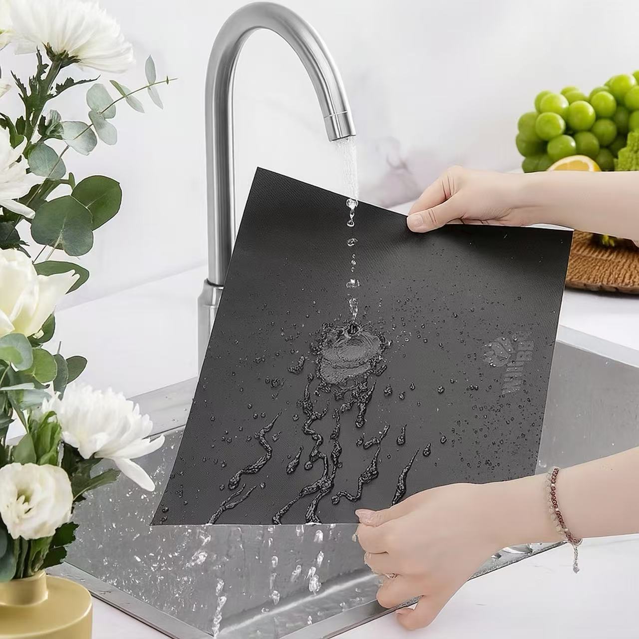 Premium Reusable 5PC Non-Stick Grill Mats