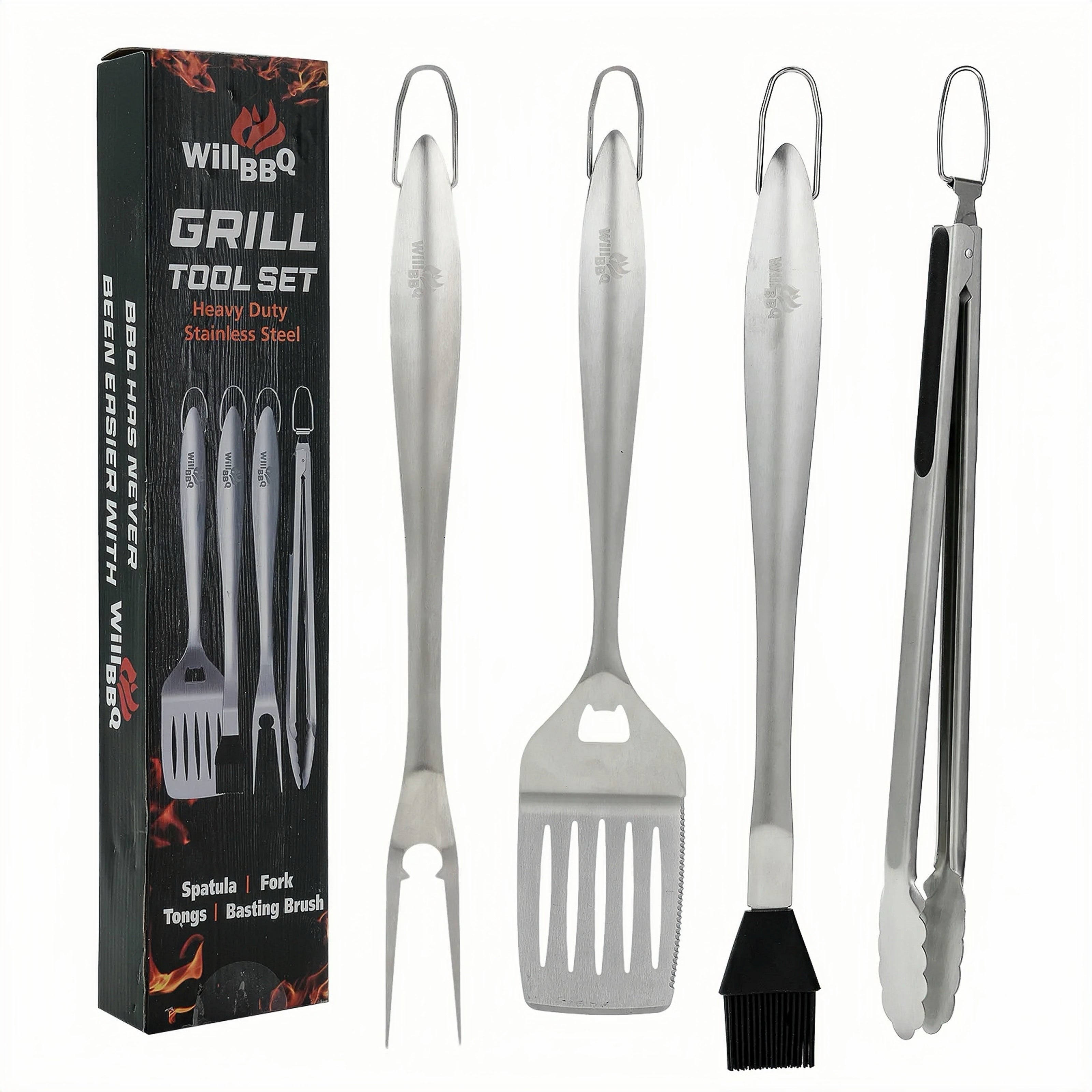 Grill Premium Stainless Steel Tool Set