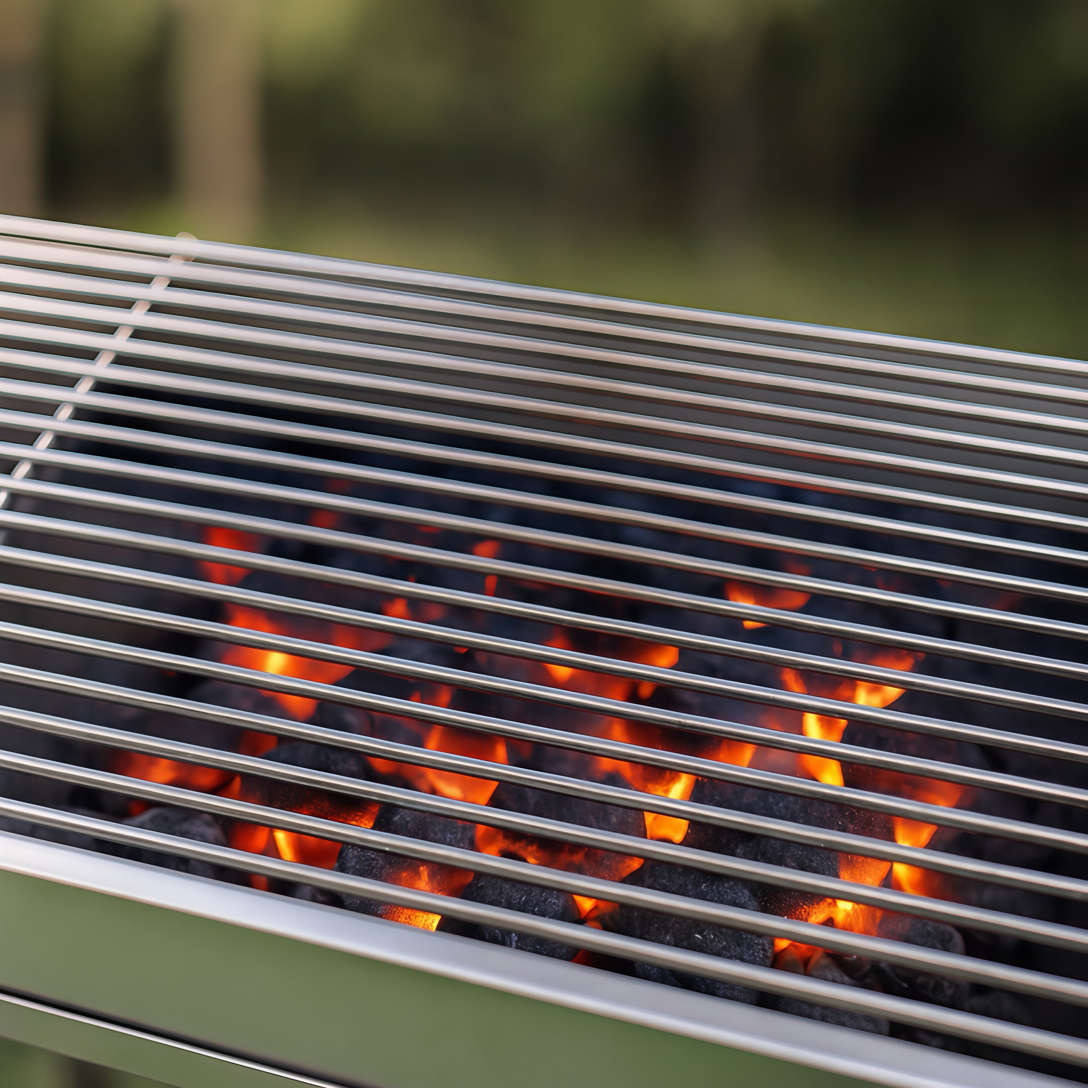 49.5cm x 40cm 6mm Stainless Steel Bars Grate