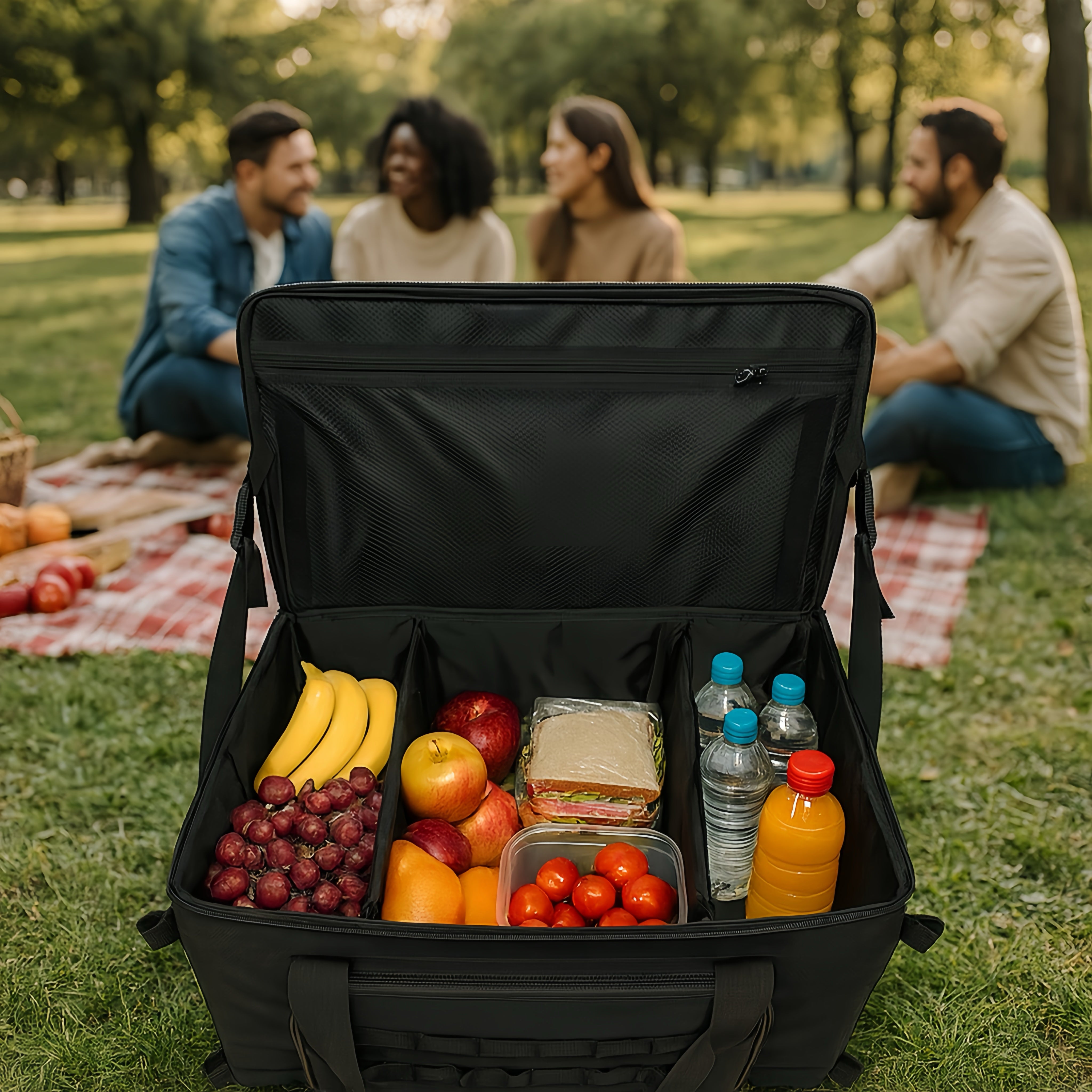 Willkon 50L Camping Organizer with Tabletop