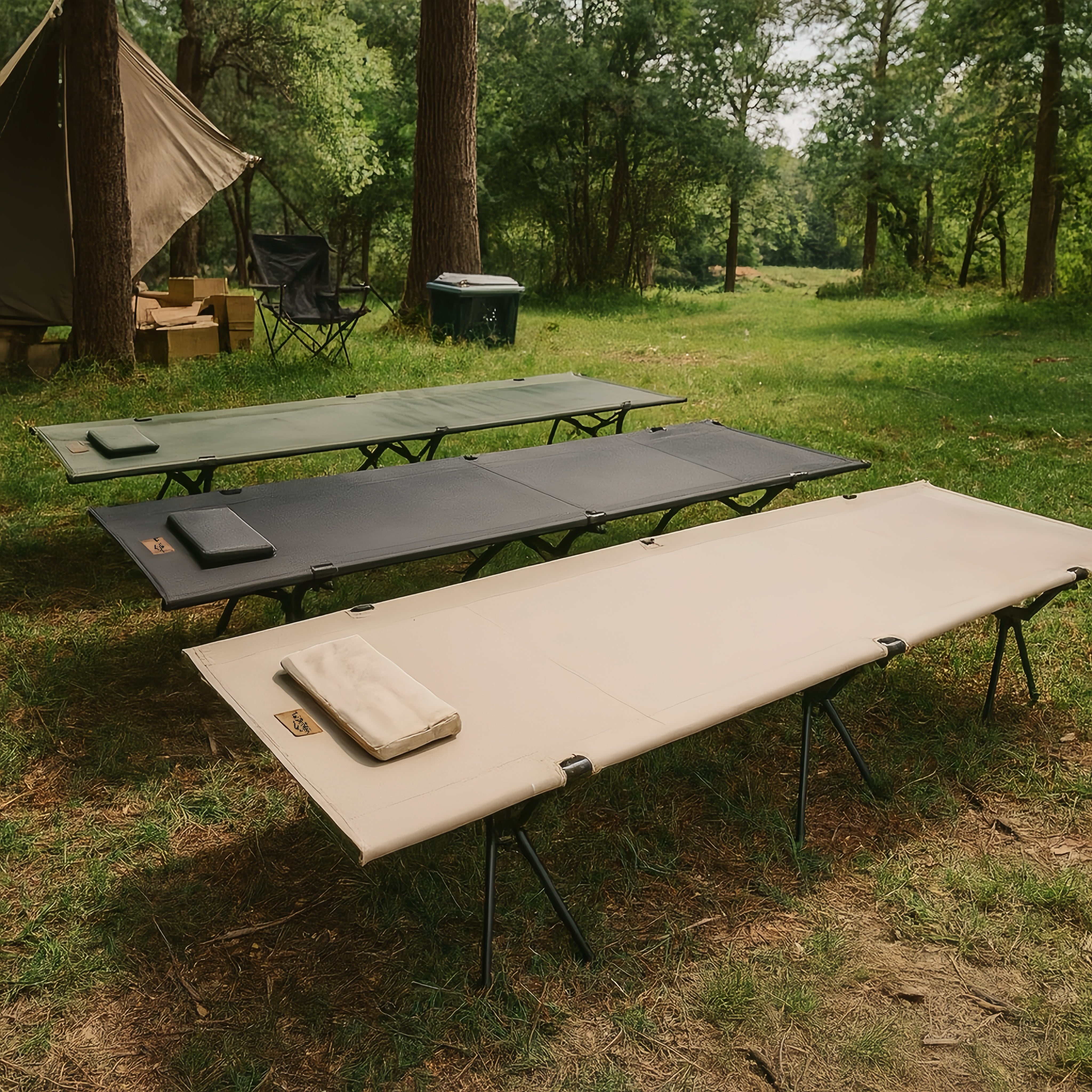 Willkon Ultra-Light Camping Cot – 2.75 kg Aluminum Frame