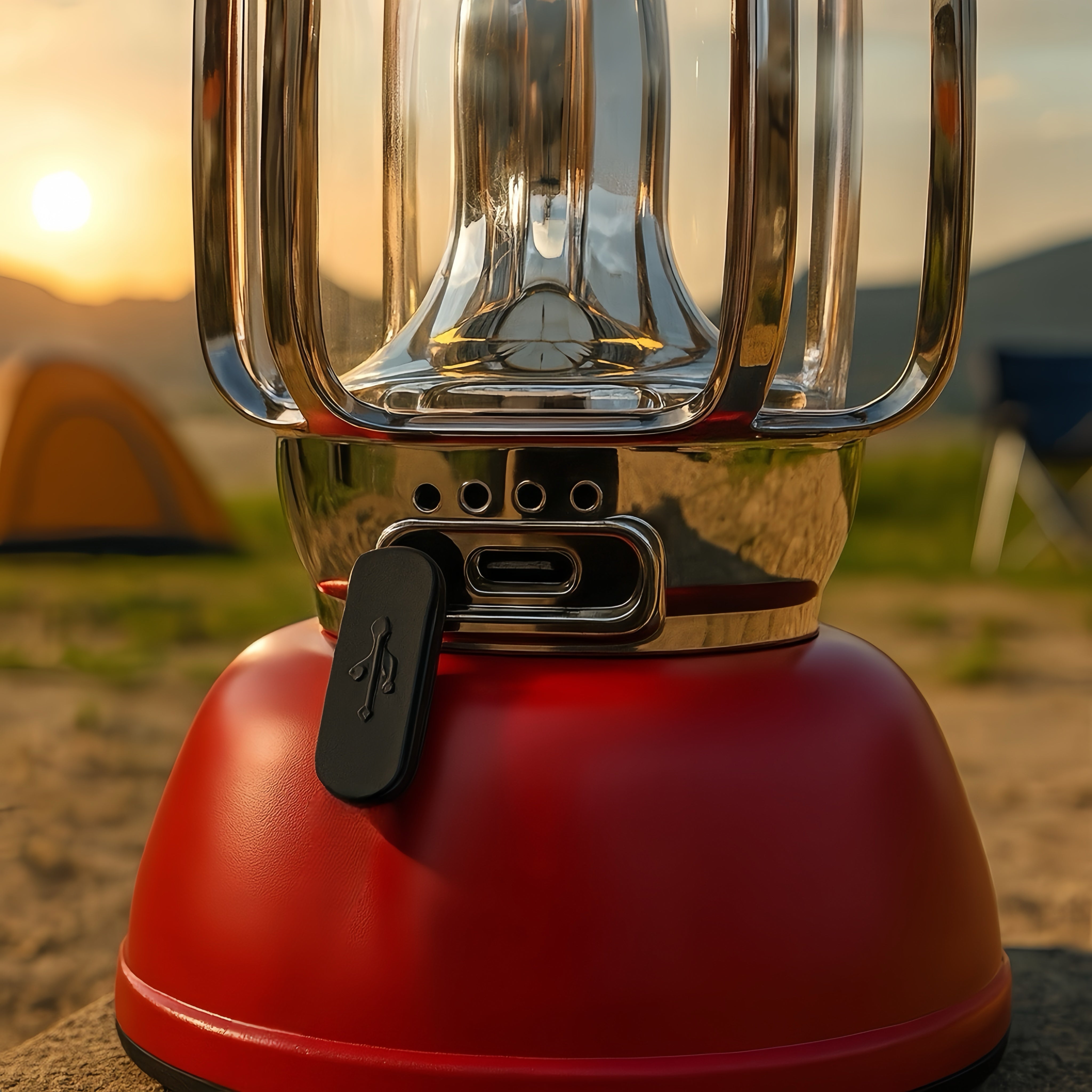 Willkon Stepless Dimming Vintage Camping Lantern