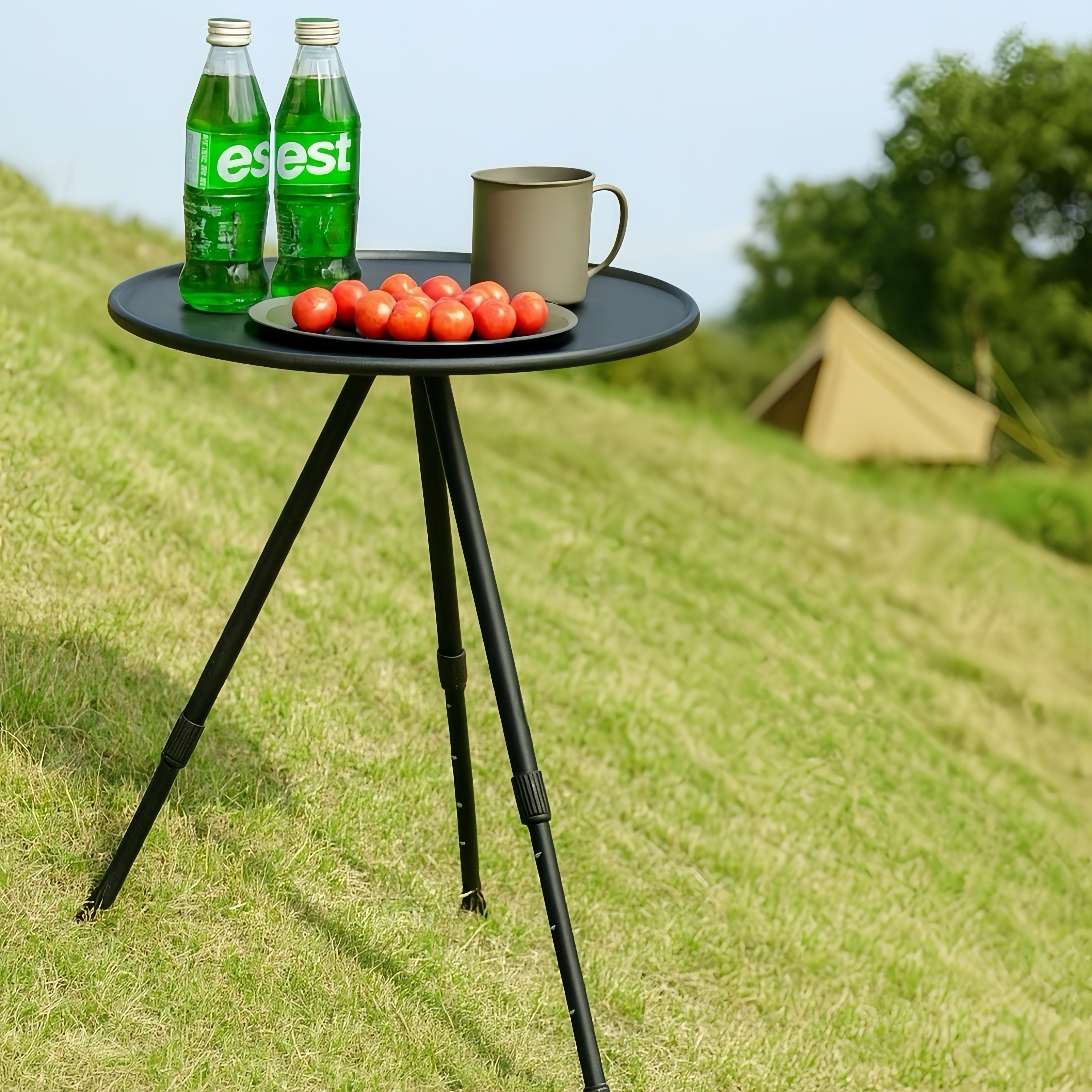 Willkon Ultra‑Light Adjustable Height Portable Camping Table