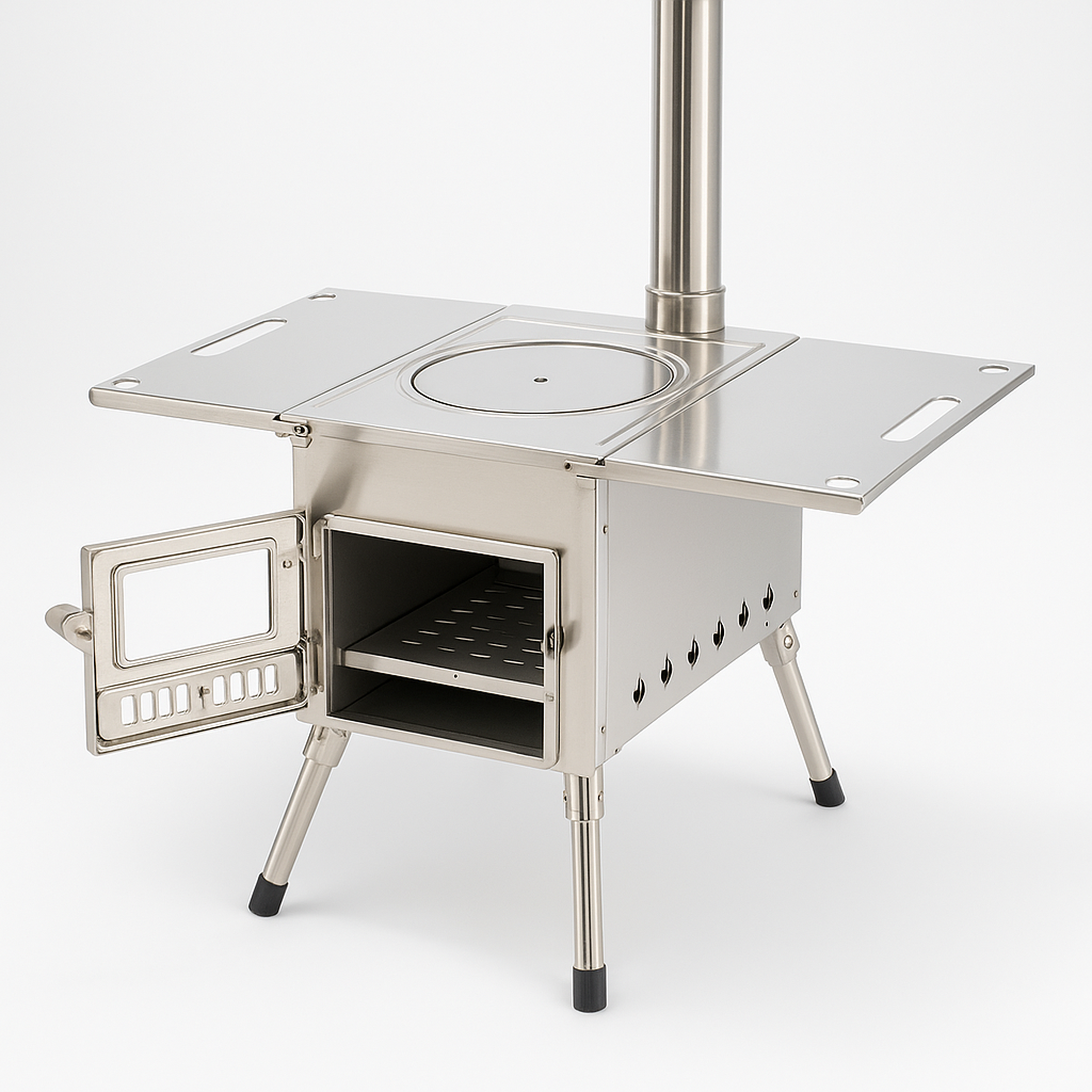 Portable Stainless Steel Wood Fire Camping Stove