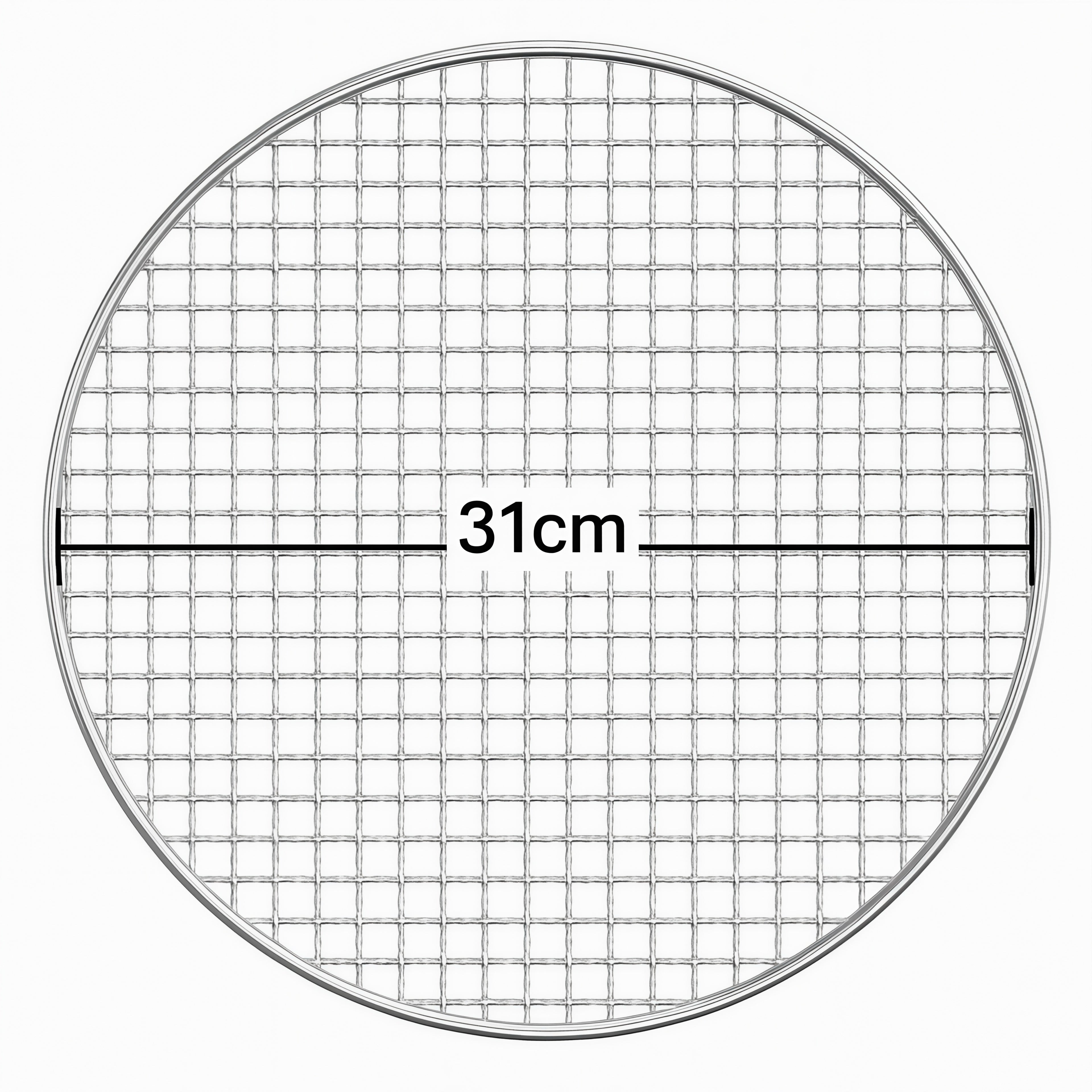 31cm Stainless Steel Round Mesh Cooking Grate