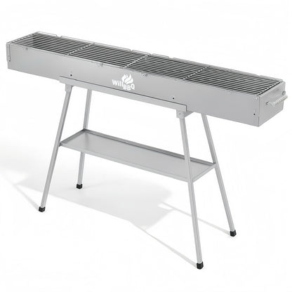 120cm x18cm Charcoal Hibachi Grill