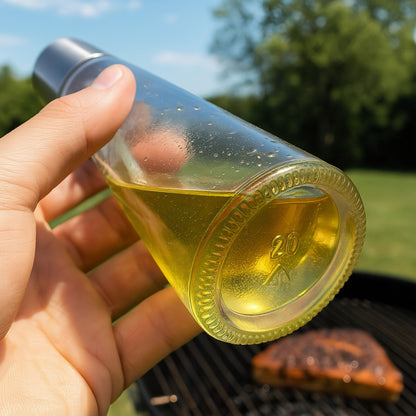 Premium Stainless Steel Oil Spray Bottle