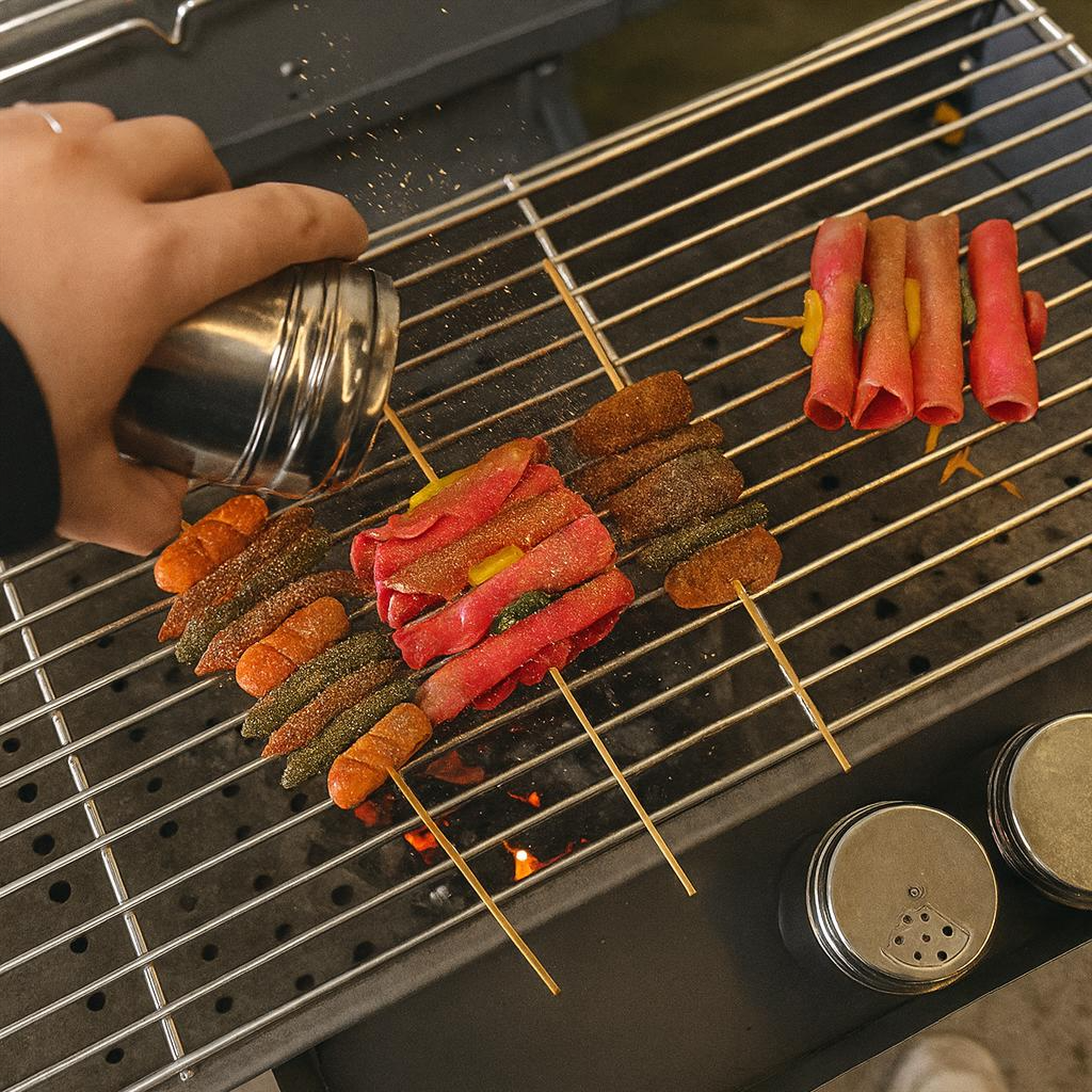 3pc Large Stainless Steel Seasoning Shaker