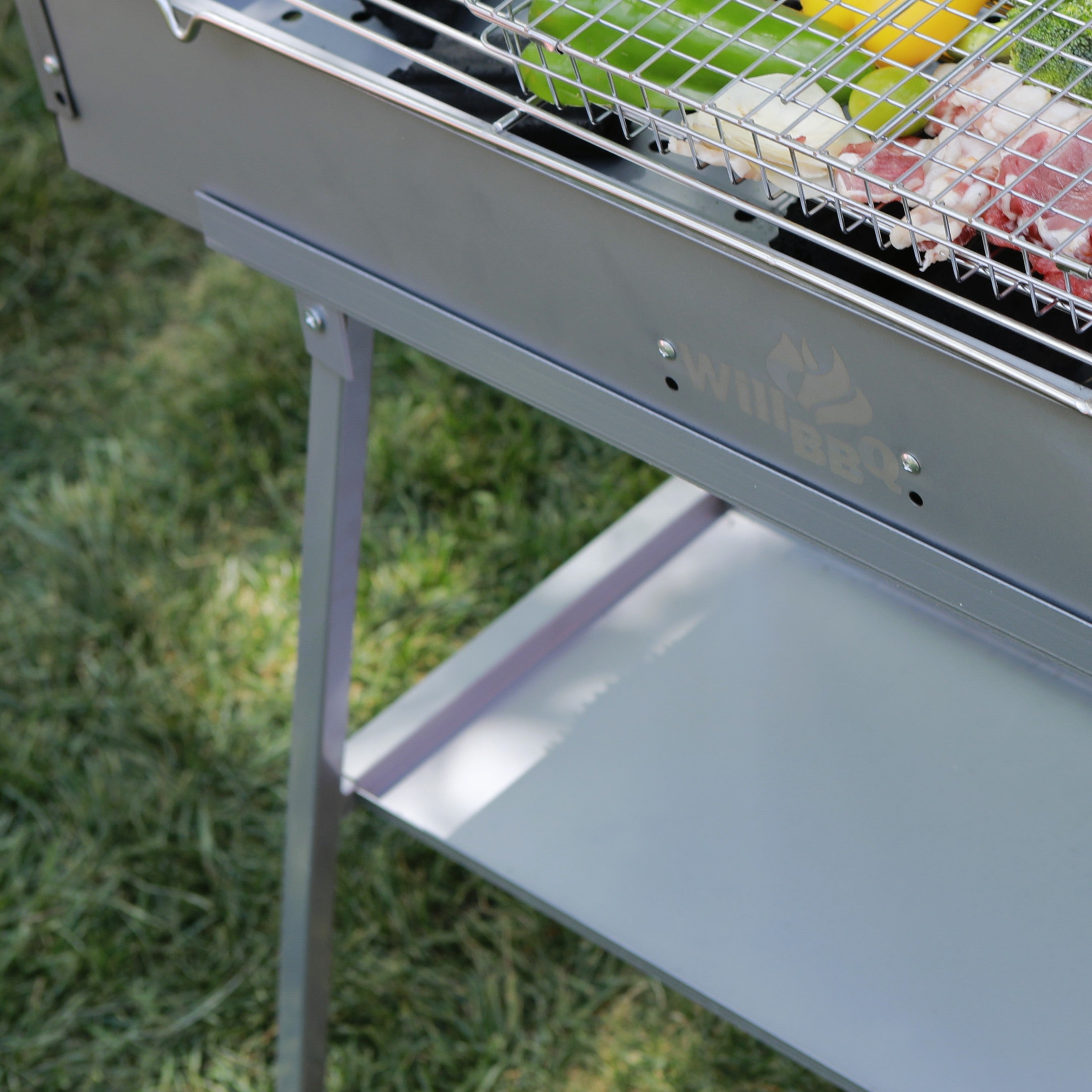 100cm x 18cm Charcoal Hibachi Grill