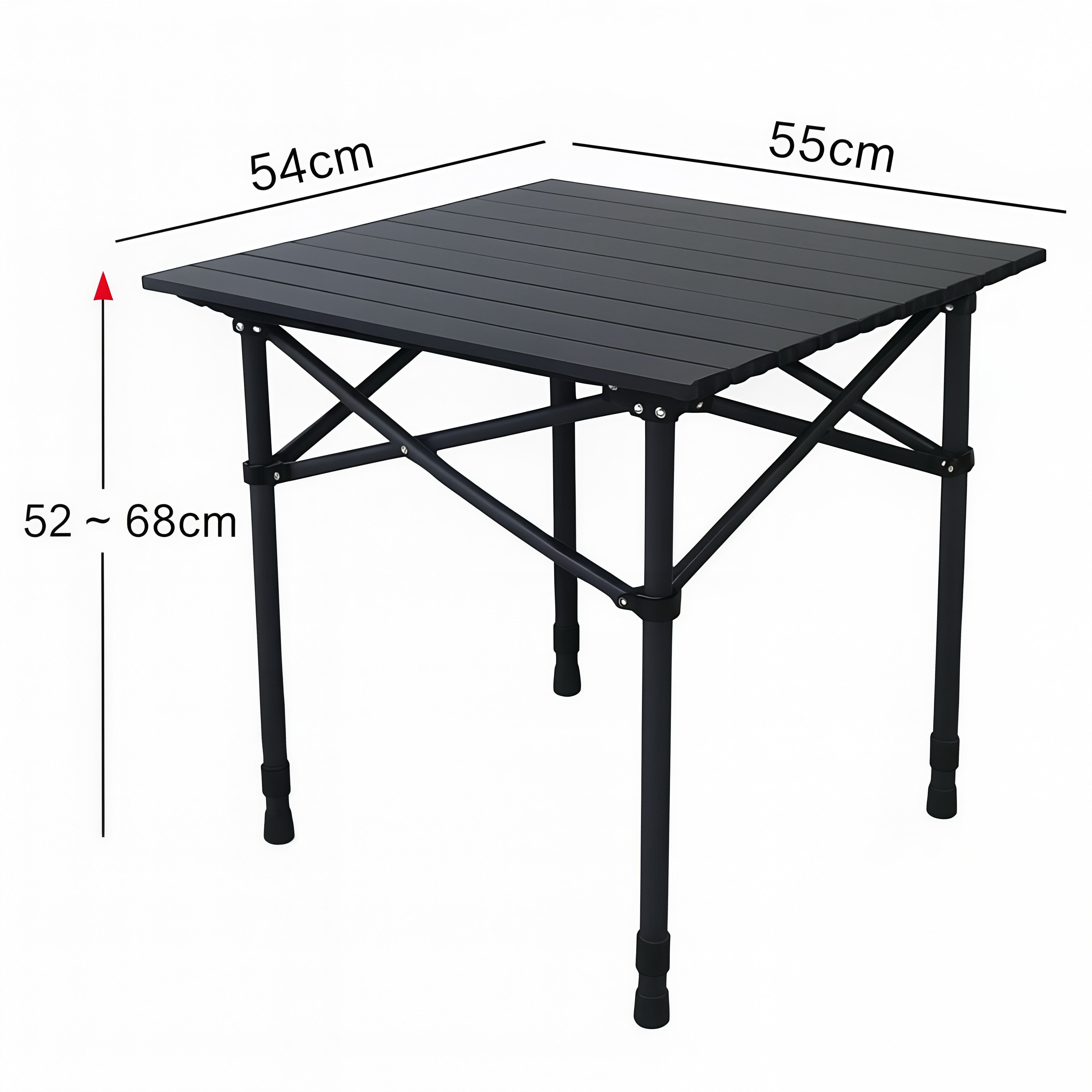 Willkon Portable Camping Table with Adjustable Heights