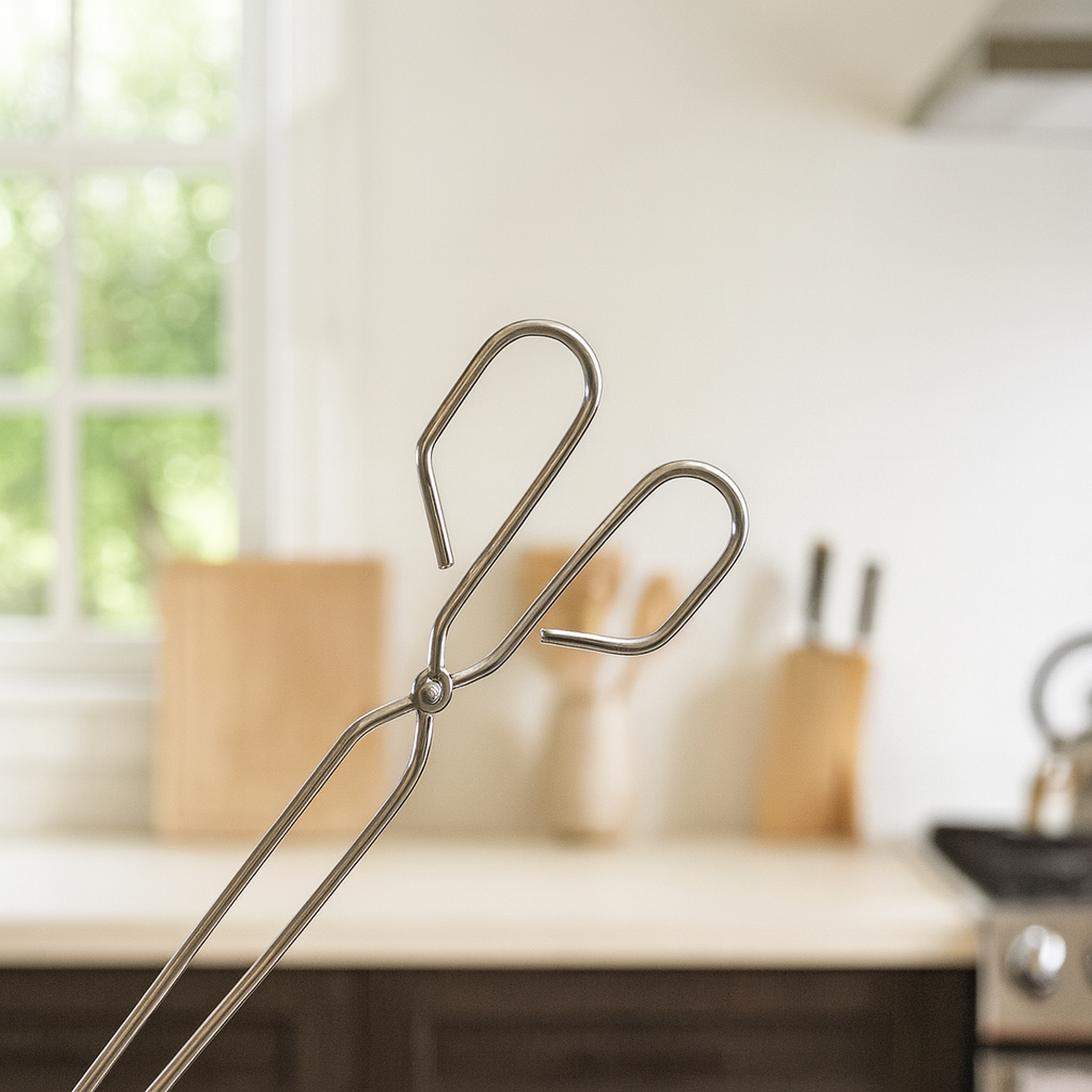 Stainless Steel Charcoal Tongs – Long Handle BBQ Tool