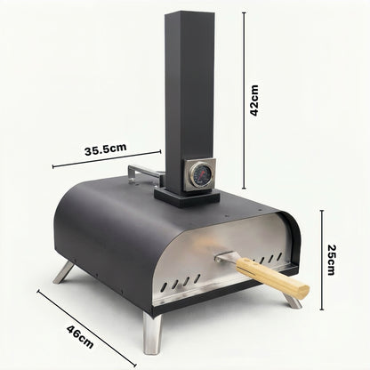 WillBBQ 11" Wood Pellet Pizza Oven - KY020T