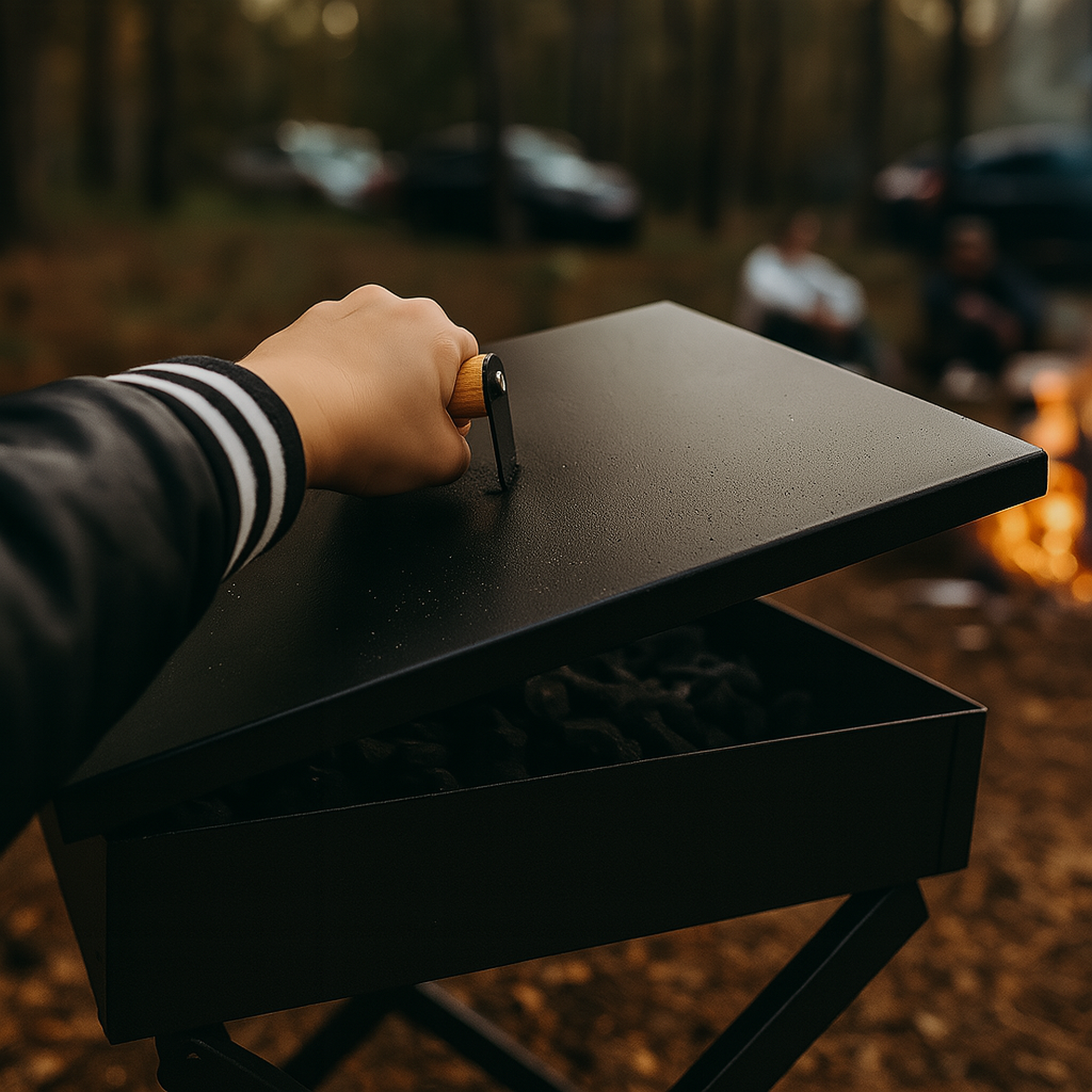 40cm Portable Charcoal BBQ Grill