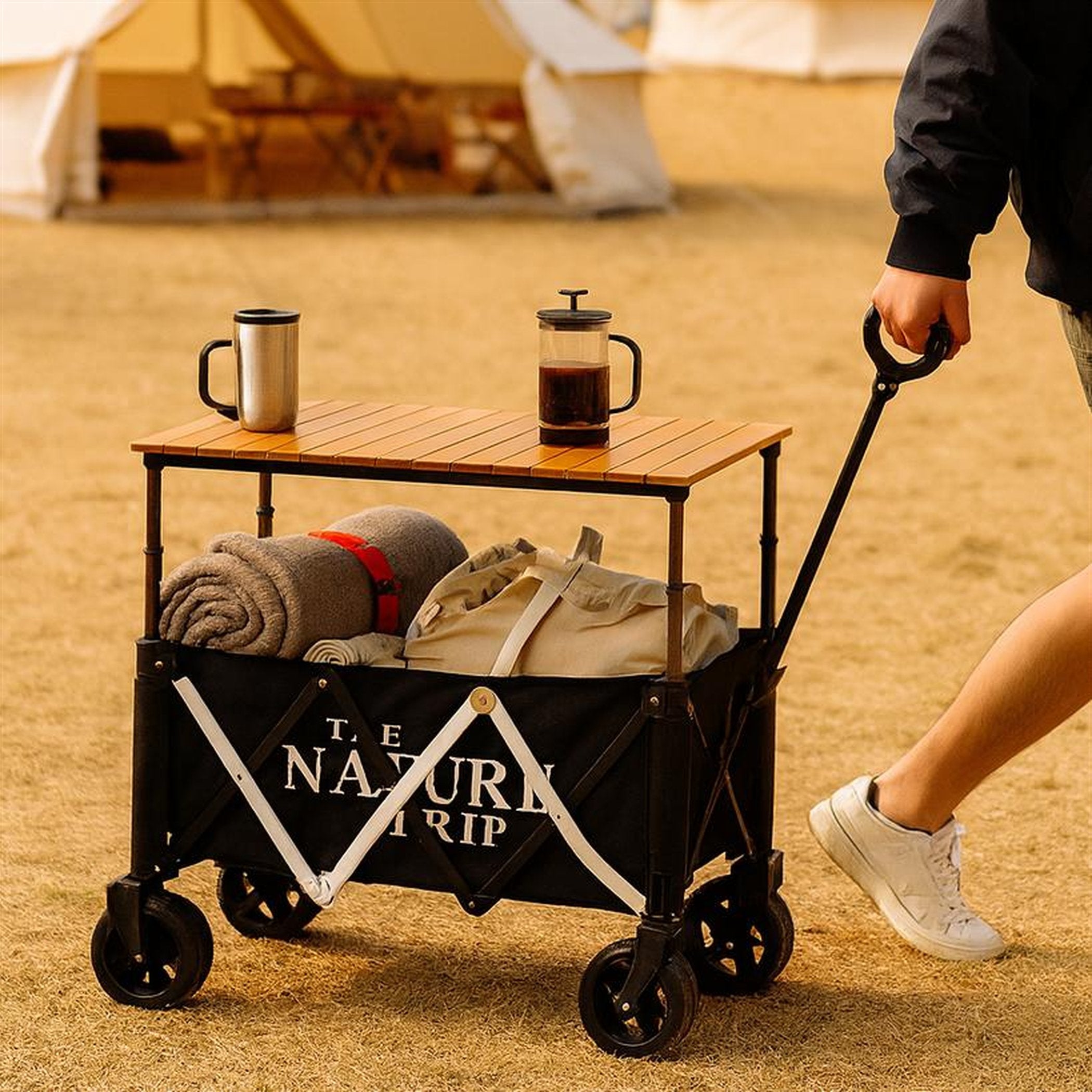 Willkon 160L Collapsible Camping Cart