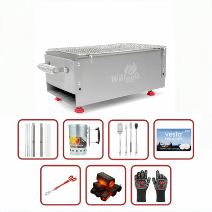 30cm x 18cm Hiabachi Grill Premium Value Bundle