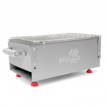 Portable 30cm x 18cm Charcoal Hibachi Grill