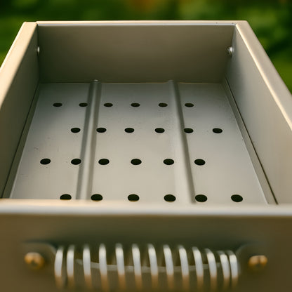 Portable 30cm x 18cm Charcoal Hibachi Grill