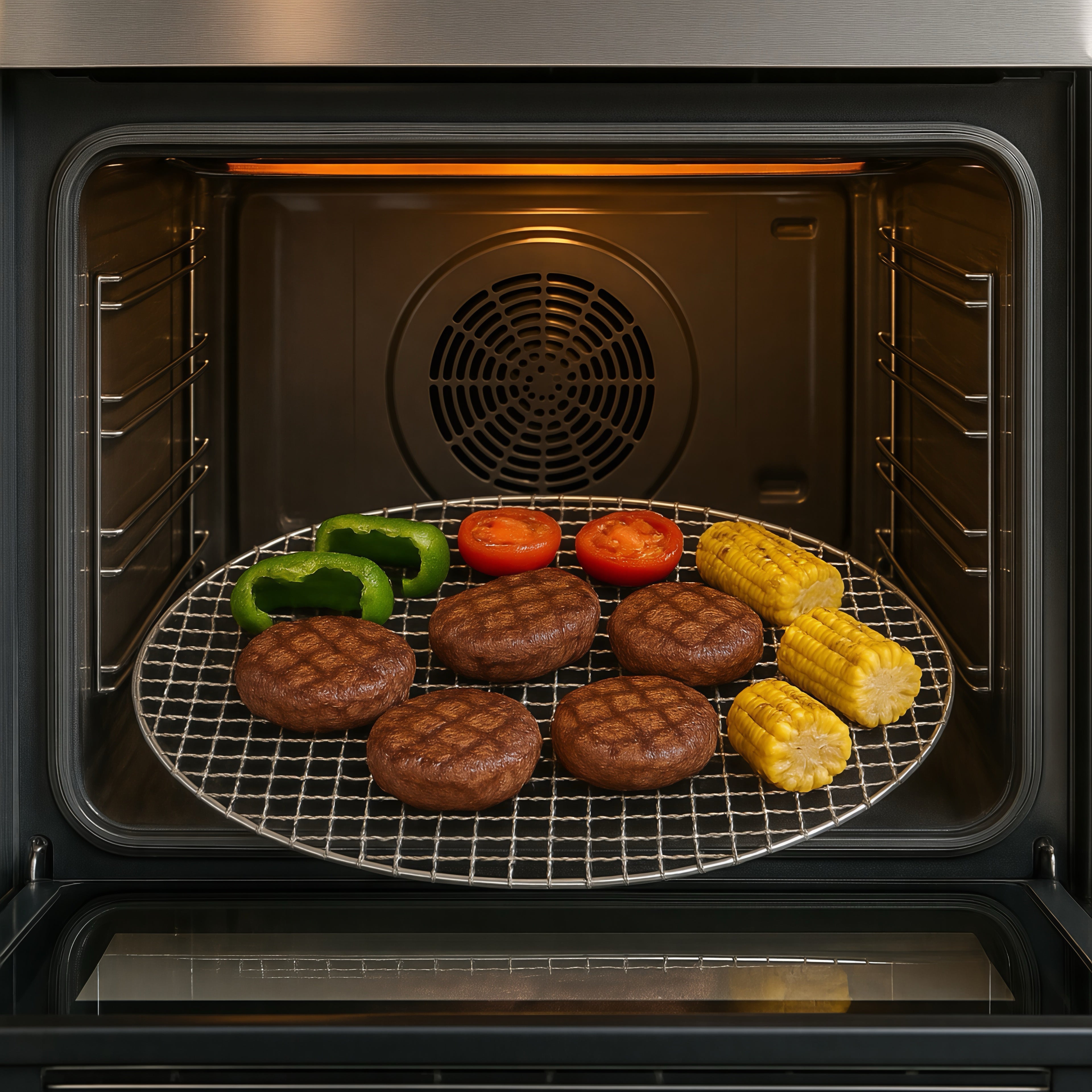 31cm Stainless Steel Round Mesh Cooking Grate