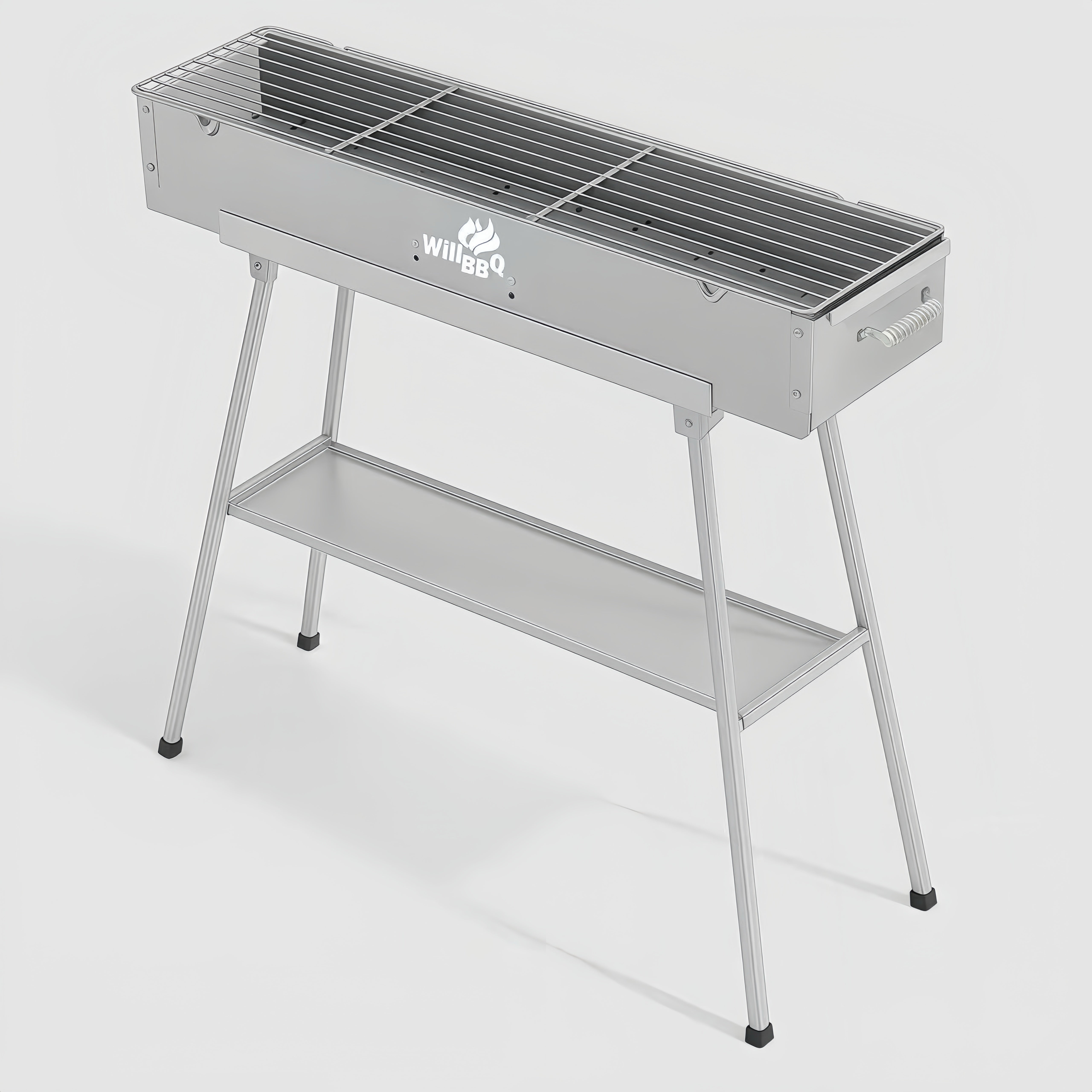 80cm x 18cm Charcoal Hibachi Grill