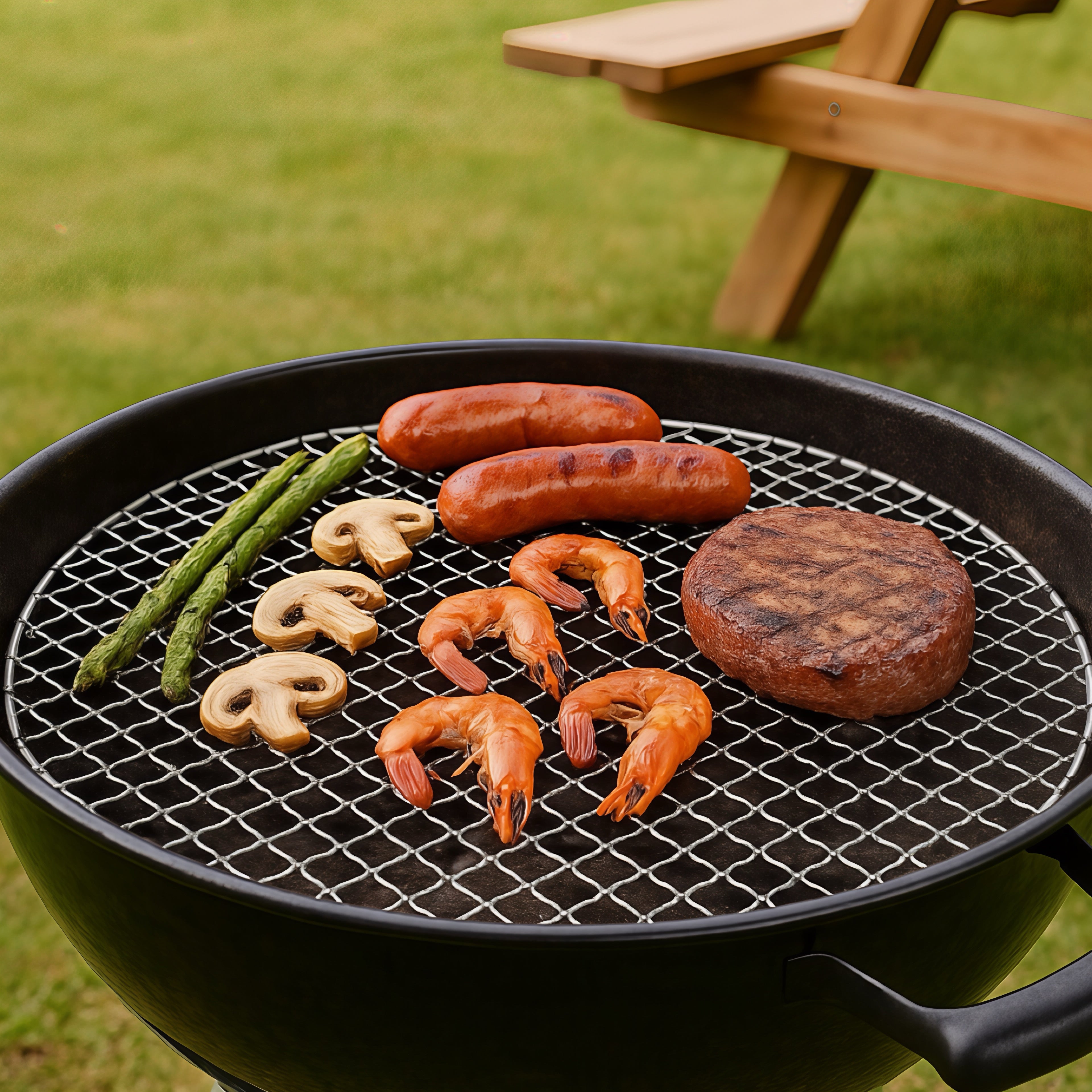 31cm Stainless Steel Round Mesh Cooking Grate