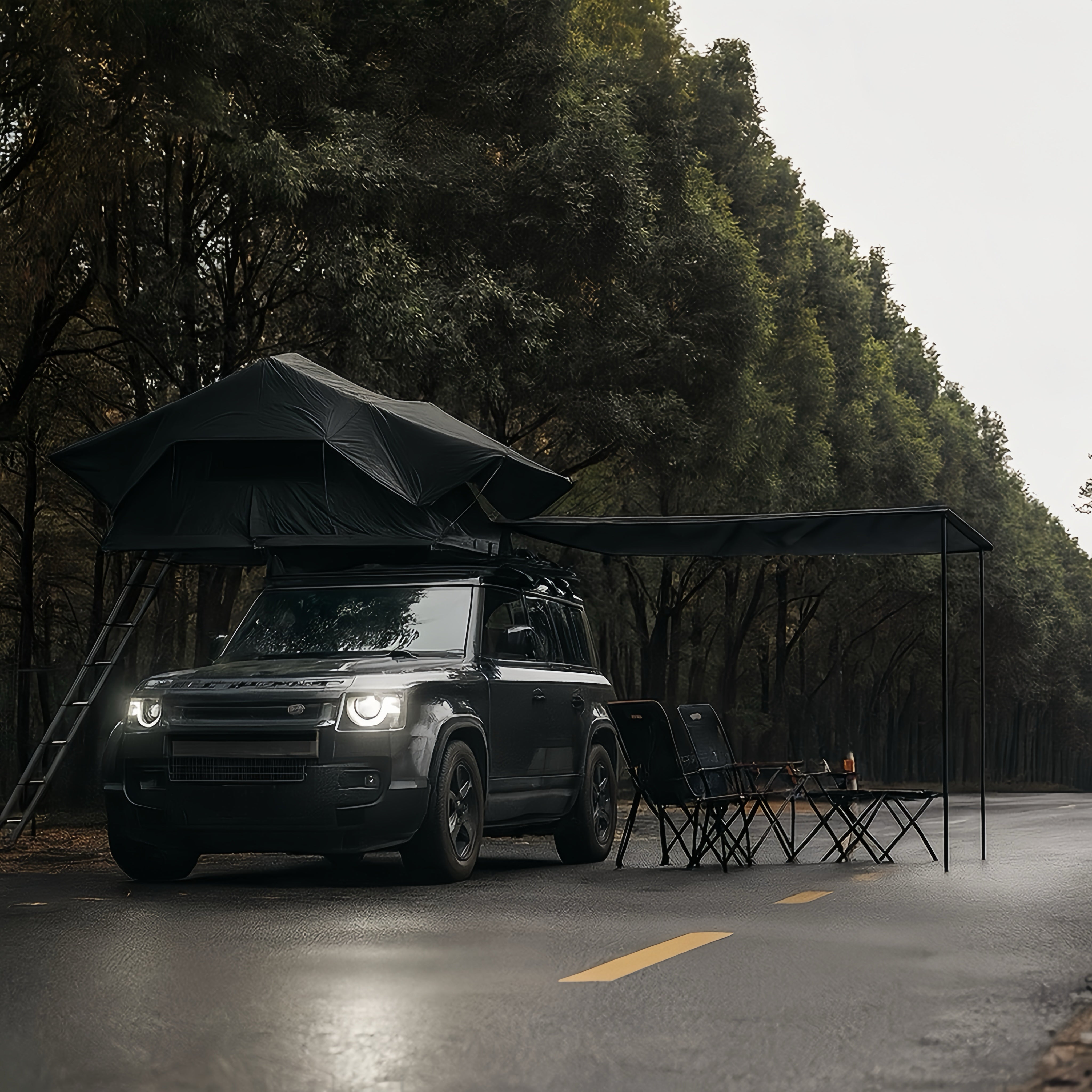 Aluminum Alloy Side Awning – 2 × 3 m Waterproof UV-Resistant Canopy