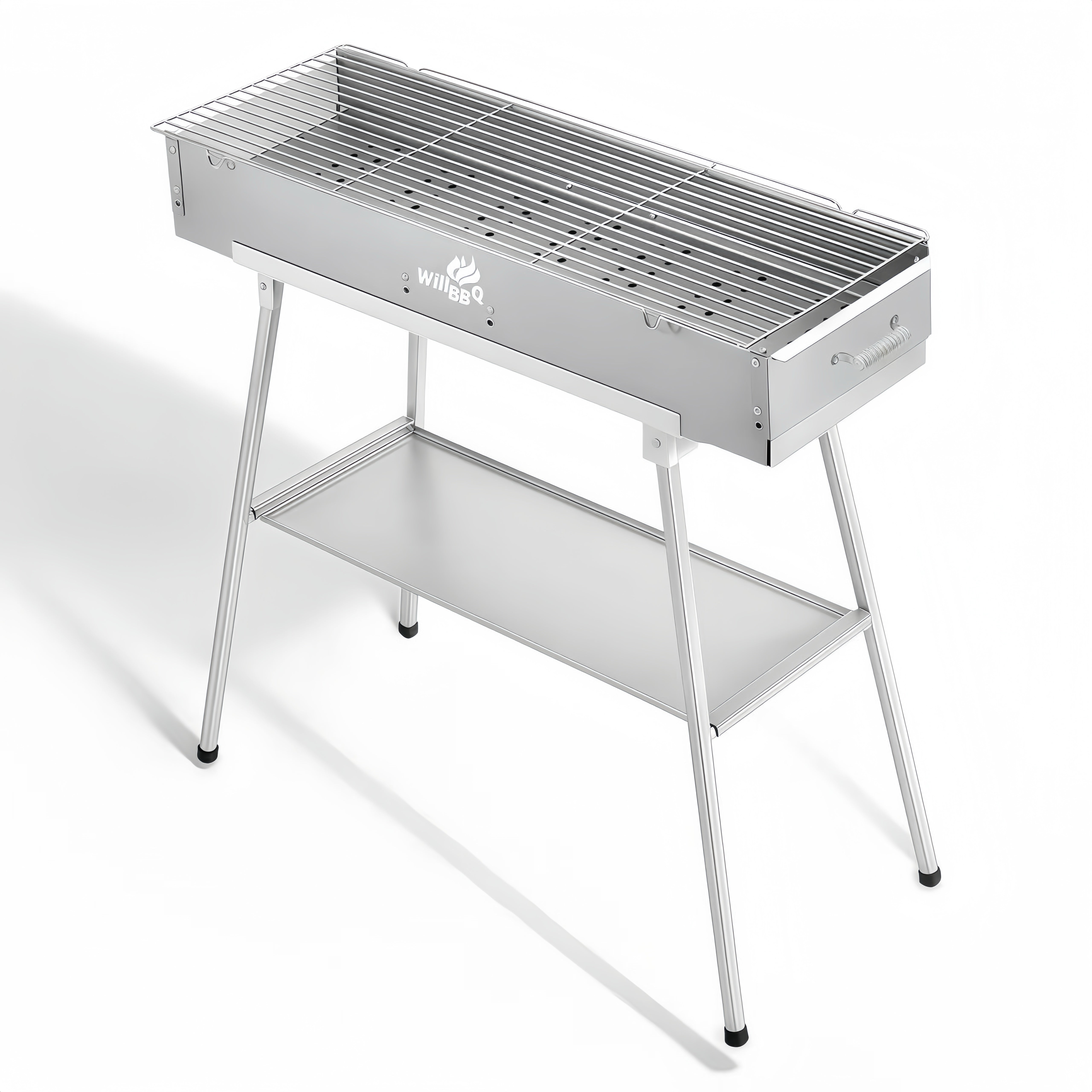 80cm x 26cm Charcoal Hibachi Grill