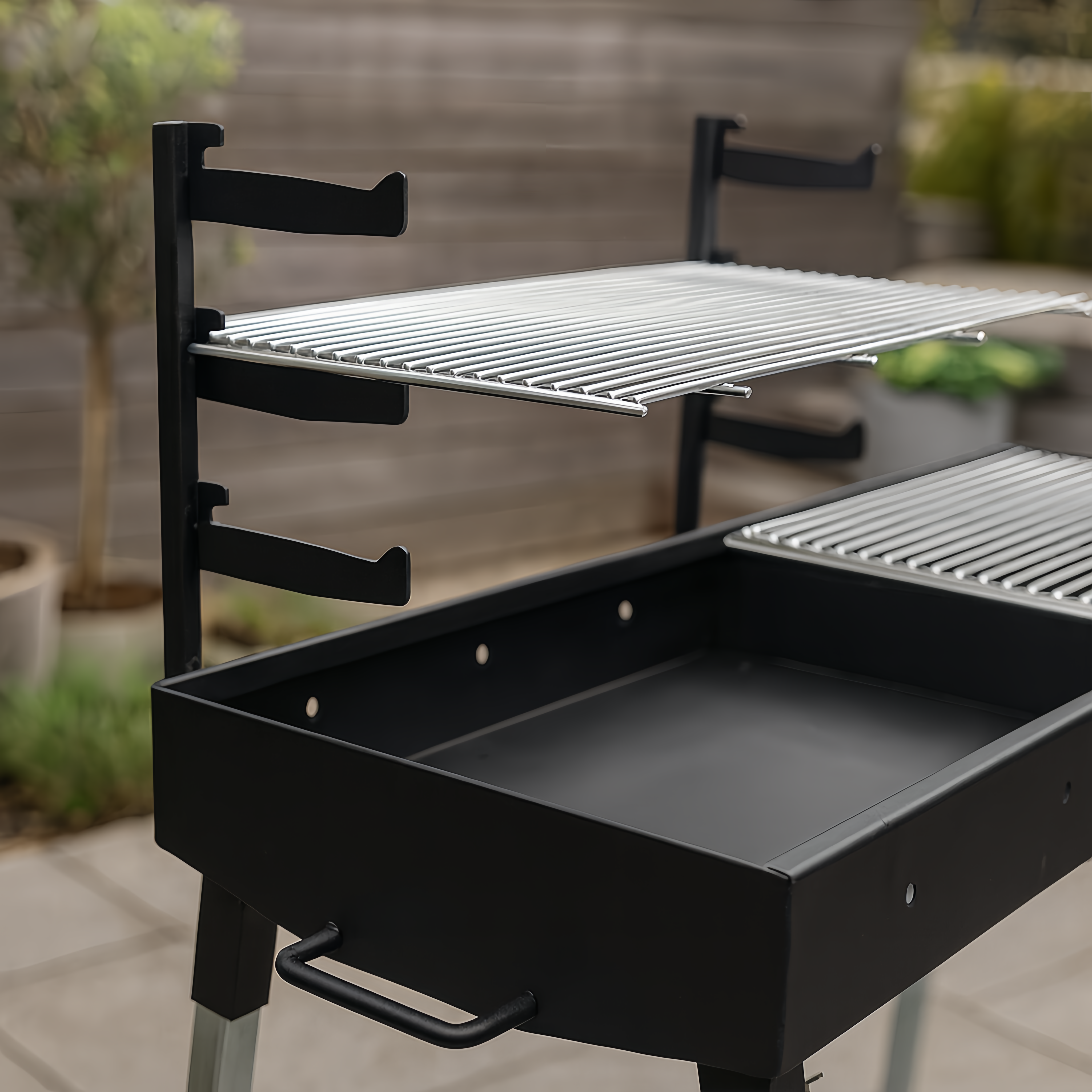 Grate Adjustable Charcoal BBQ Grill 100cm x 40cm