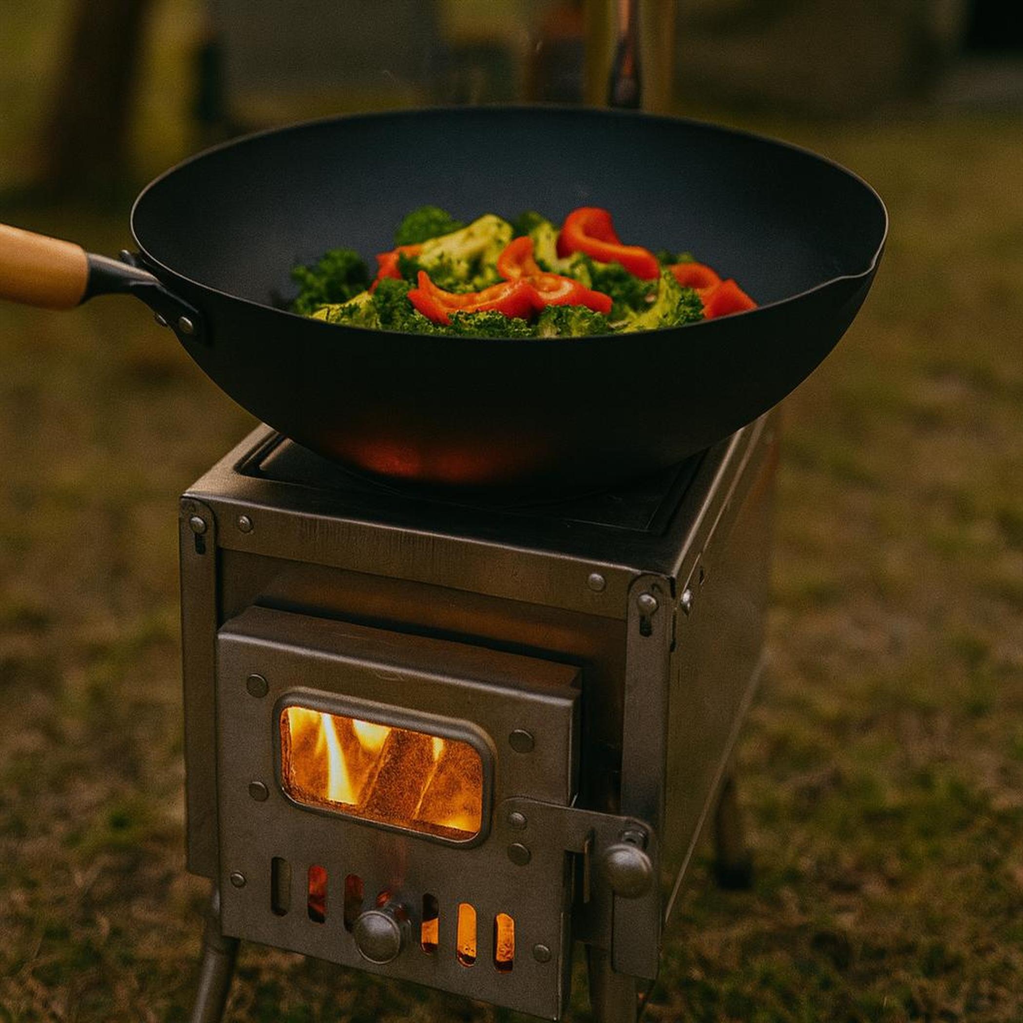 Portable Stainless Steel Wood Fire Camping Stove