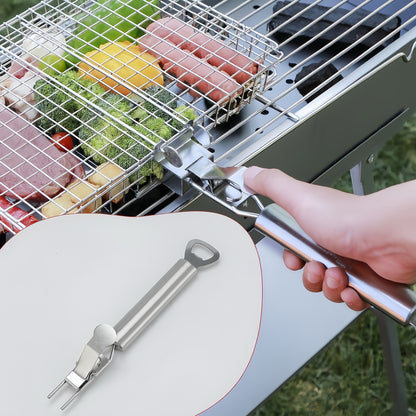 Large Muti-Function Stainless Steel Grill Basket