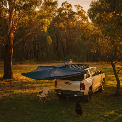 Willkon 270° Freestanding Wide Shade Vehicle Awning
