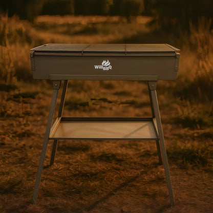 80cm x 35cm Commercial Charcoal Hibachi Grill