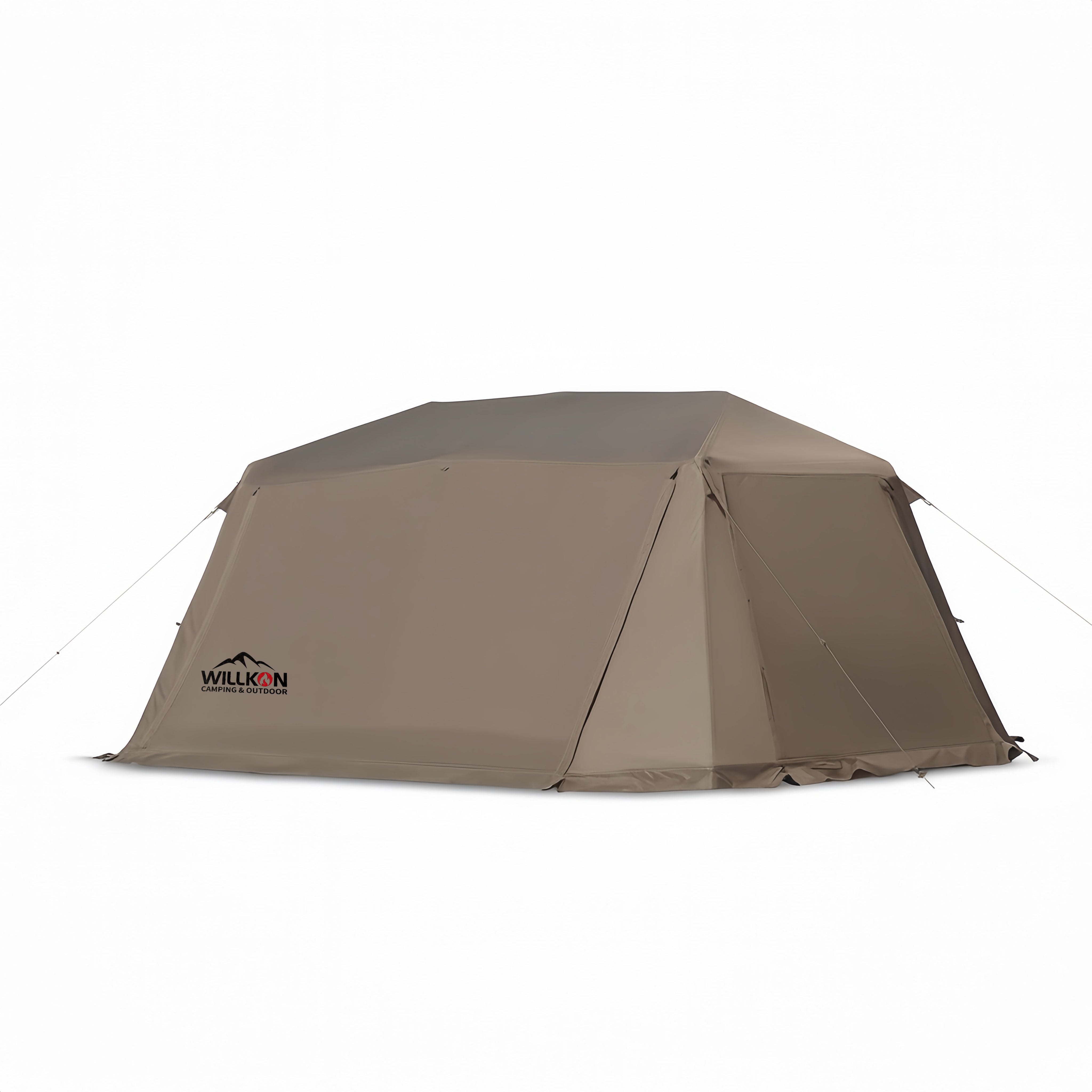 Willkon Double-Layer Oxford Fabric All-Season Cabin Tent with Ambient Lighting