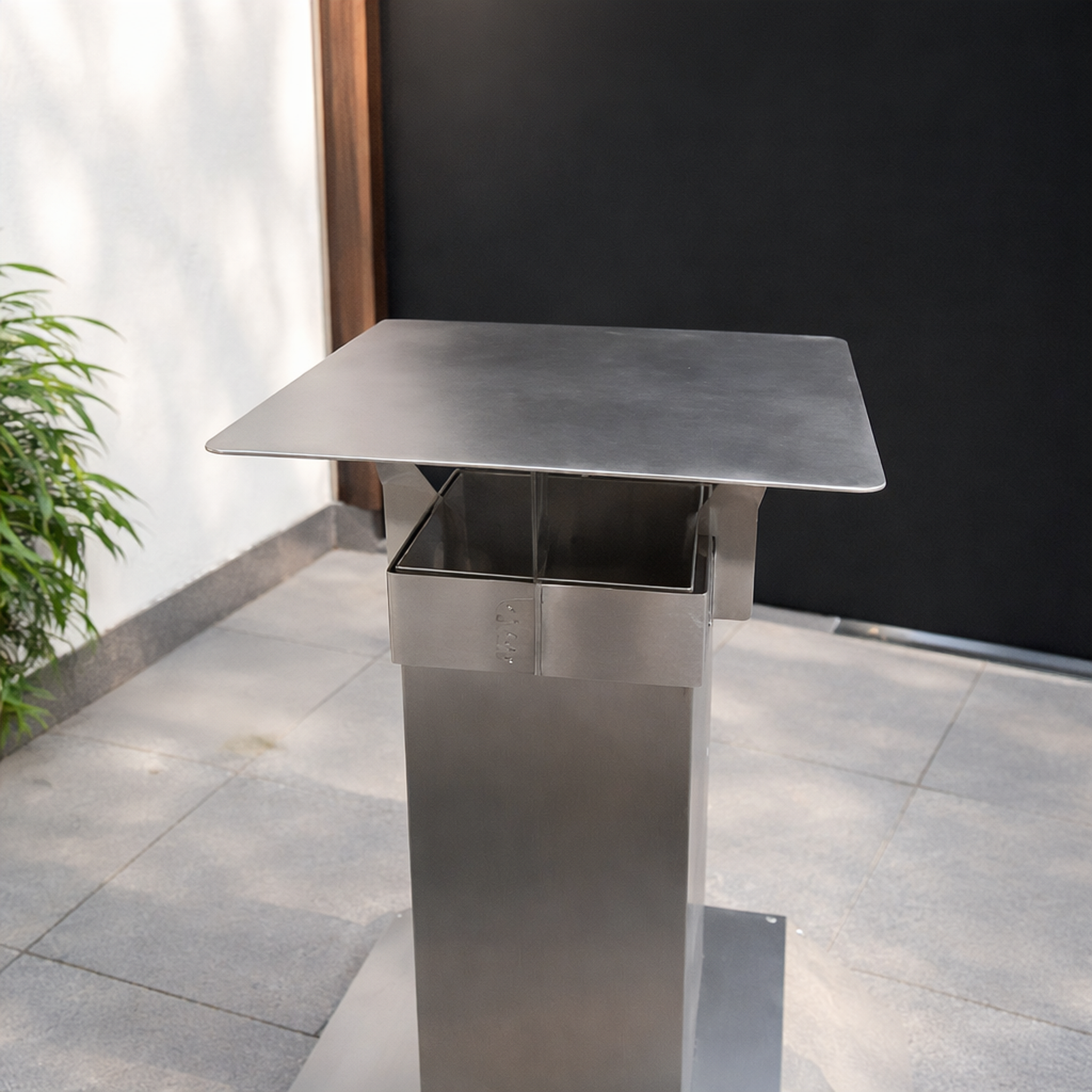 WillBBQ 11" Wood Pellet Stainless Steel Pizza Oven - KU020T