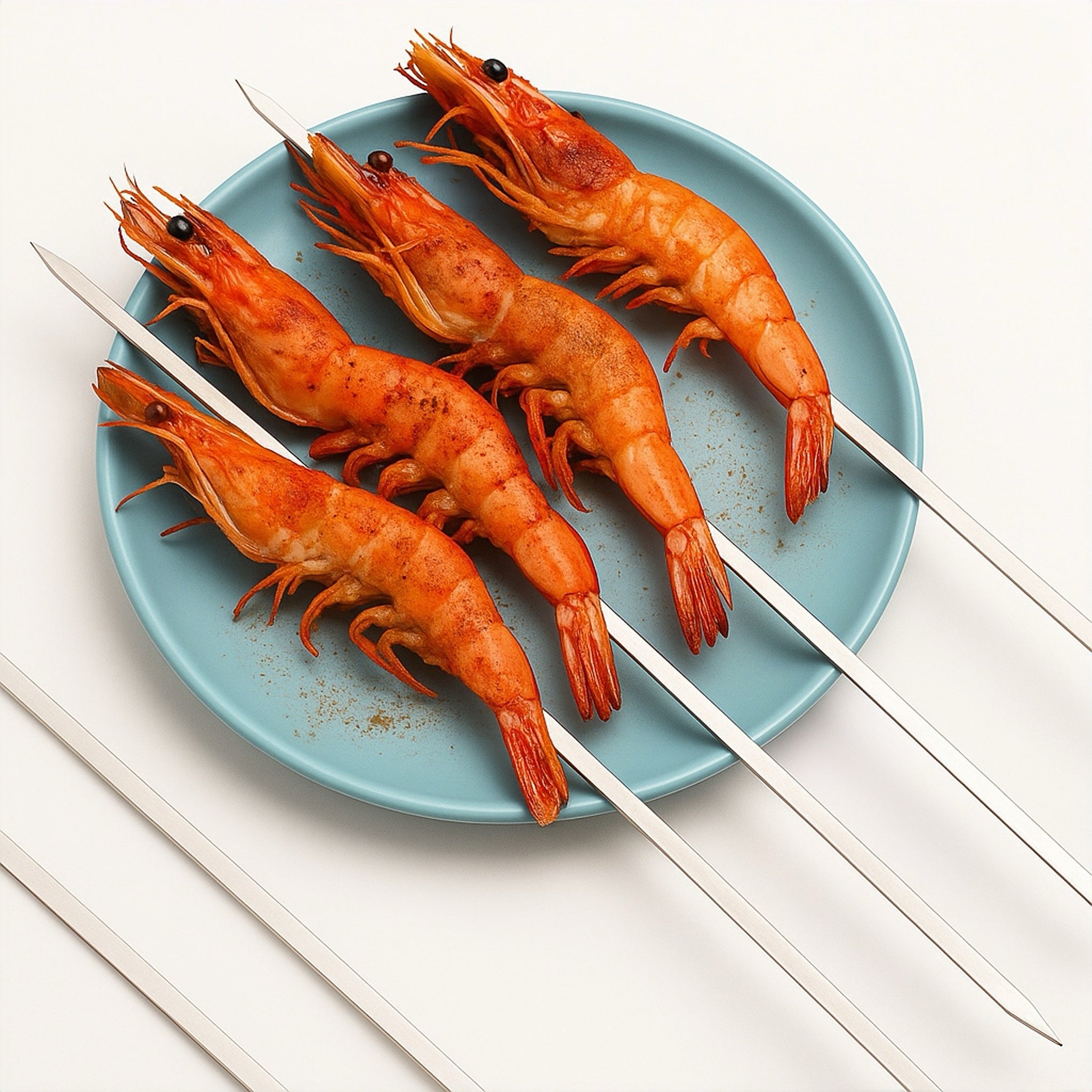 10PC Stainless Steel Skewer Pack