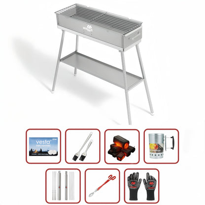 60cm x 18cm Hiabachi Grill Classic Value Bundle