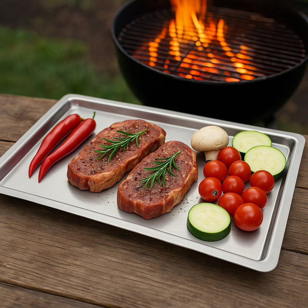 Premium Stainless Steel Cooking Plate – WillBBQ
