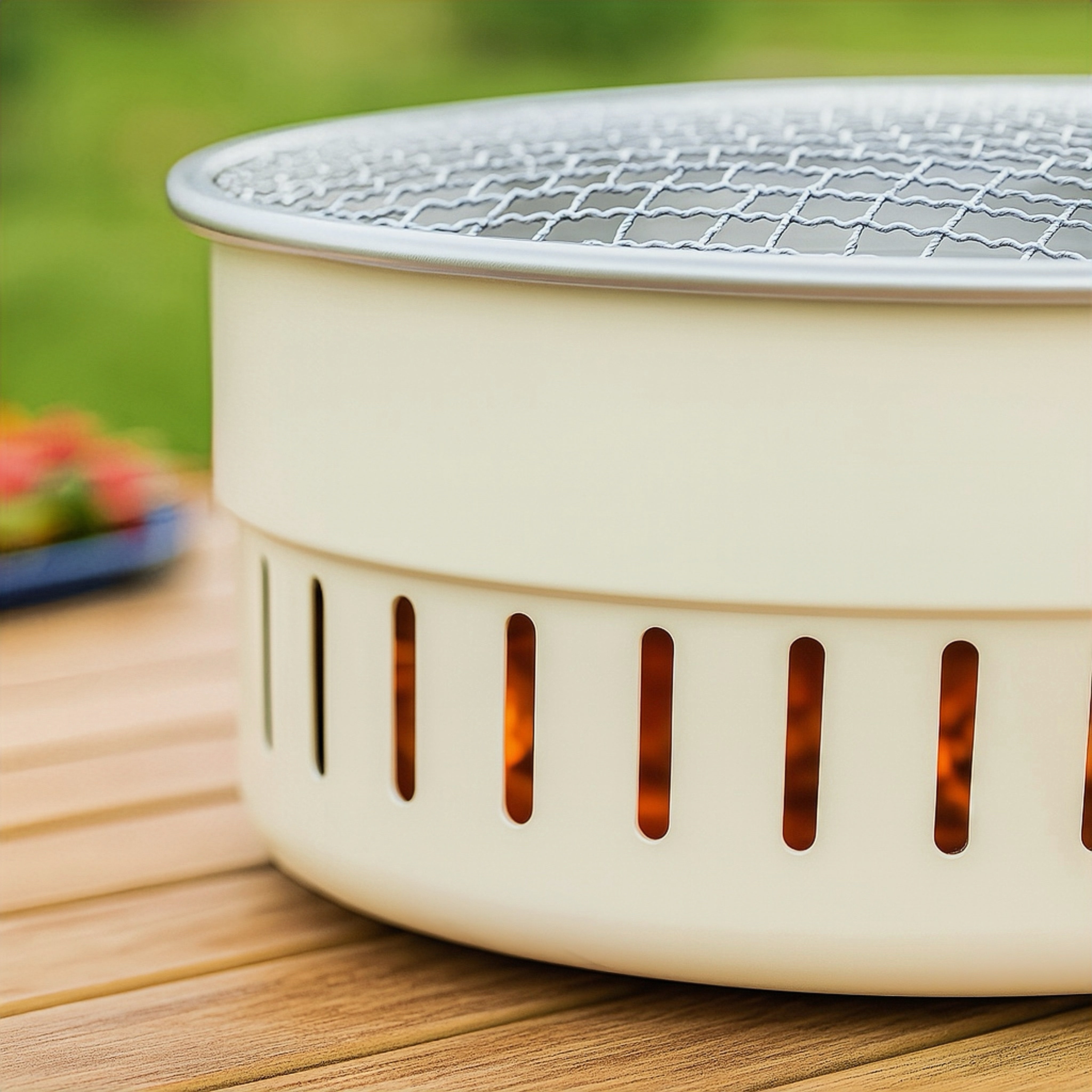 Portable Bench Top Charcoal BBQ Grill