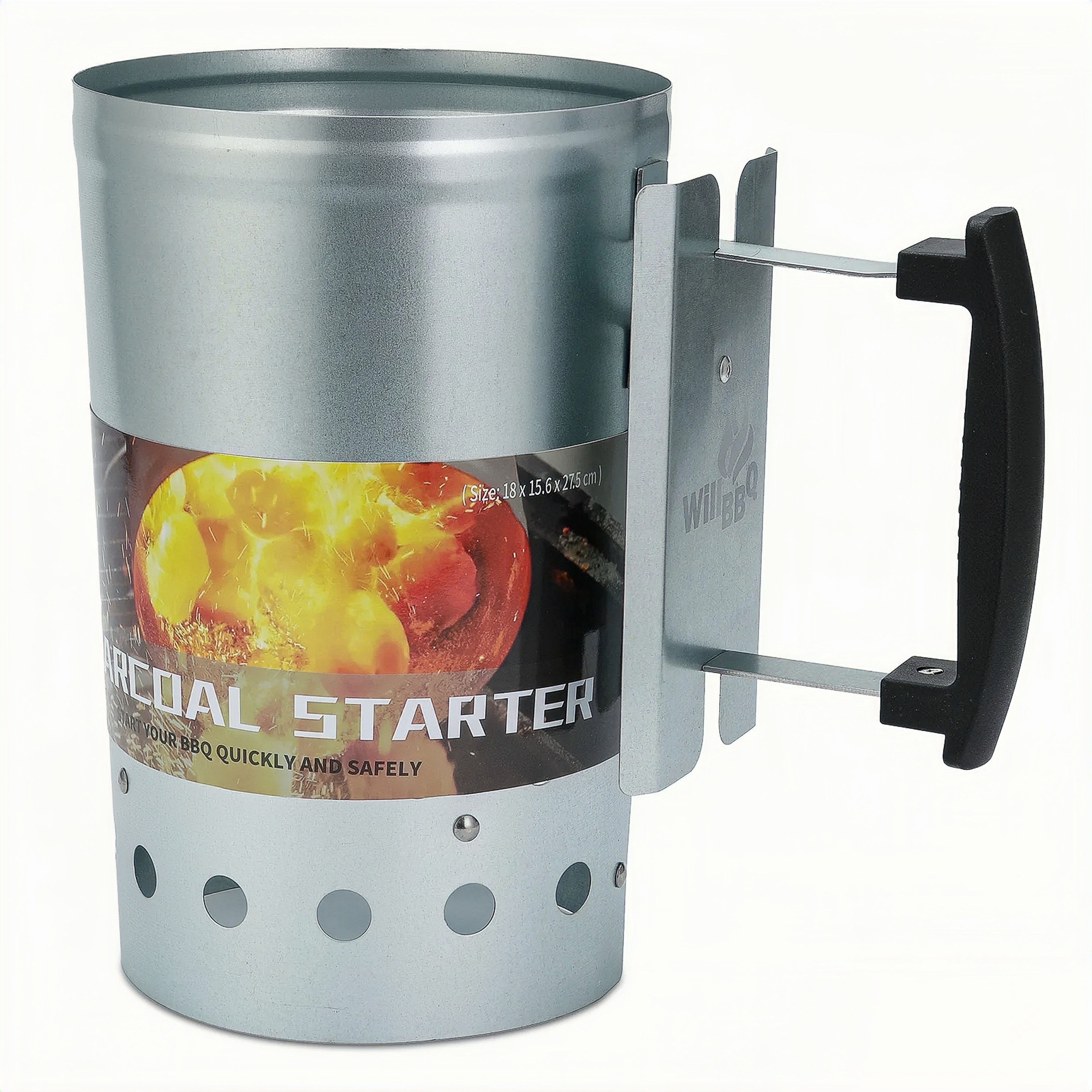 Large Capacity Heavy Duty Fire Starter Chimney