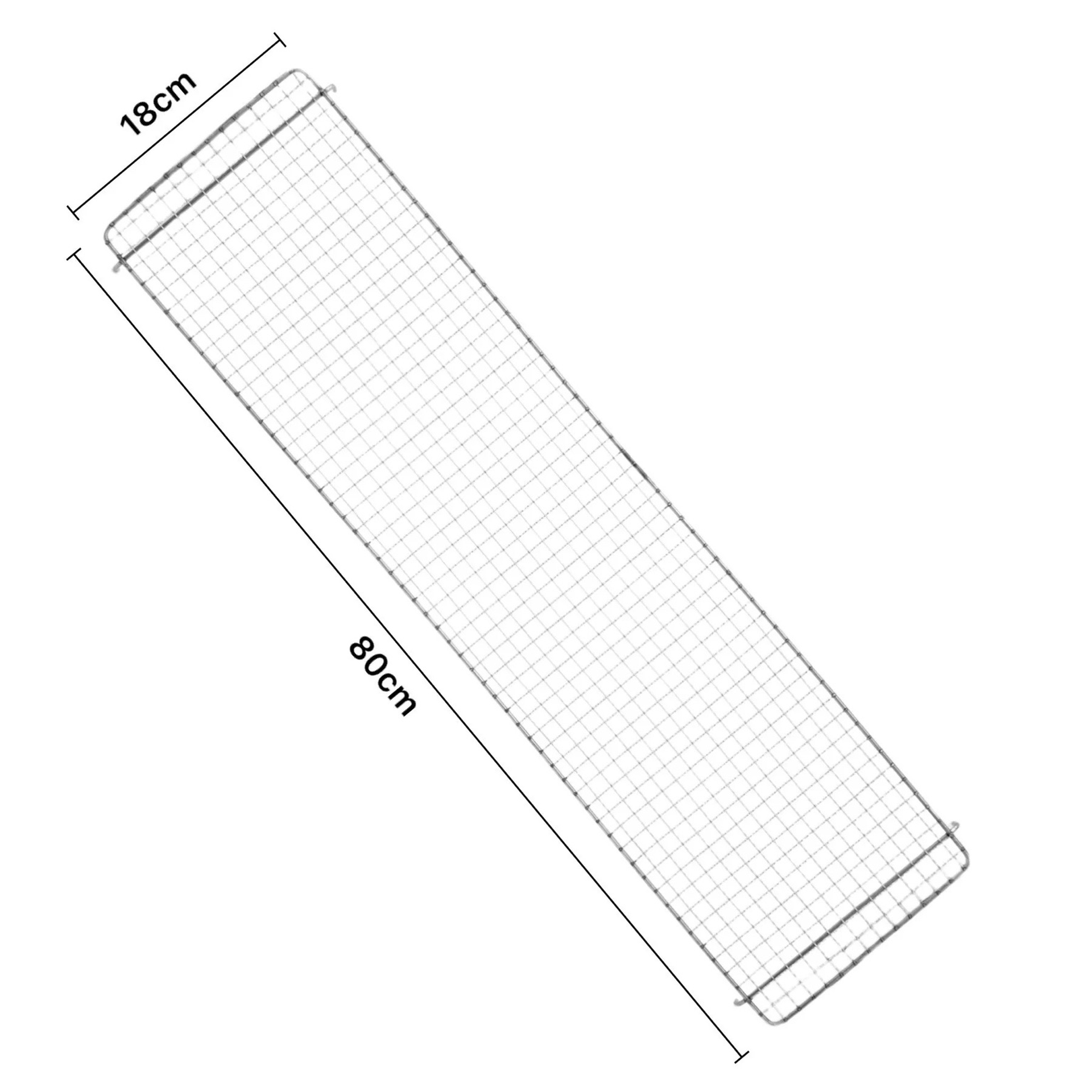 80 x 18cm Mesh Cooking Grid