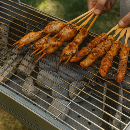 40cm x 21.5cm Stainless Steel BBQ Grate