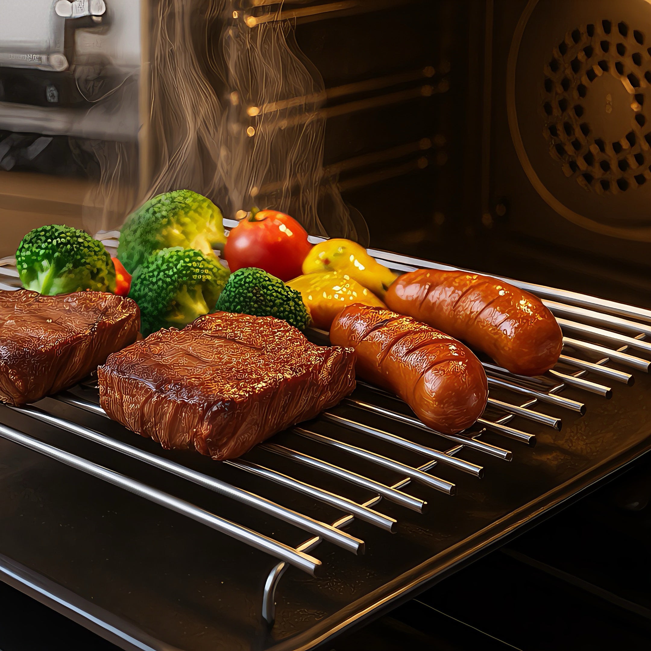 39cm x 40cm 6mm Stainless Steel Bars Grate