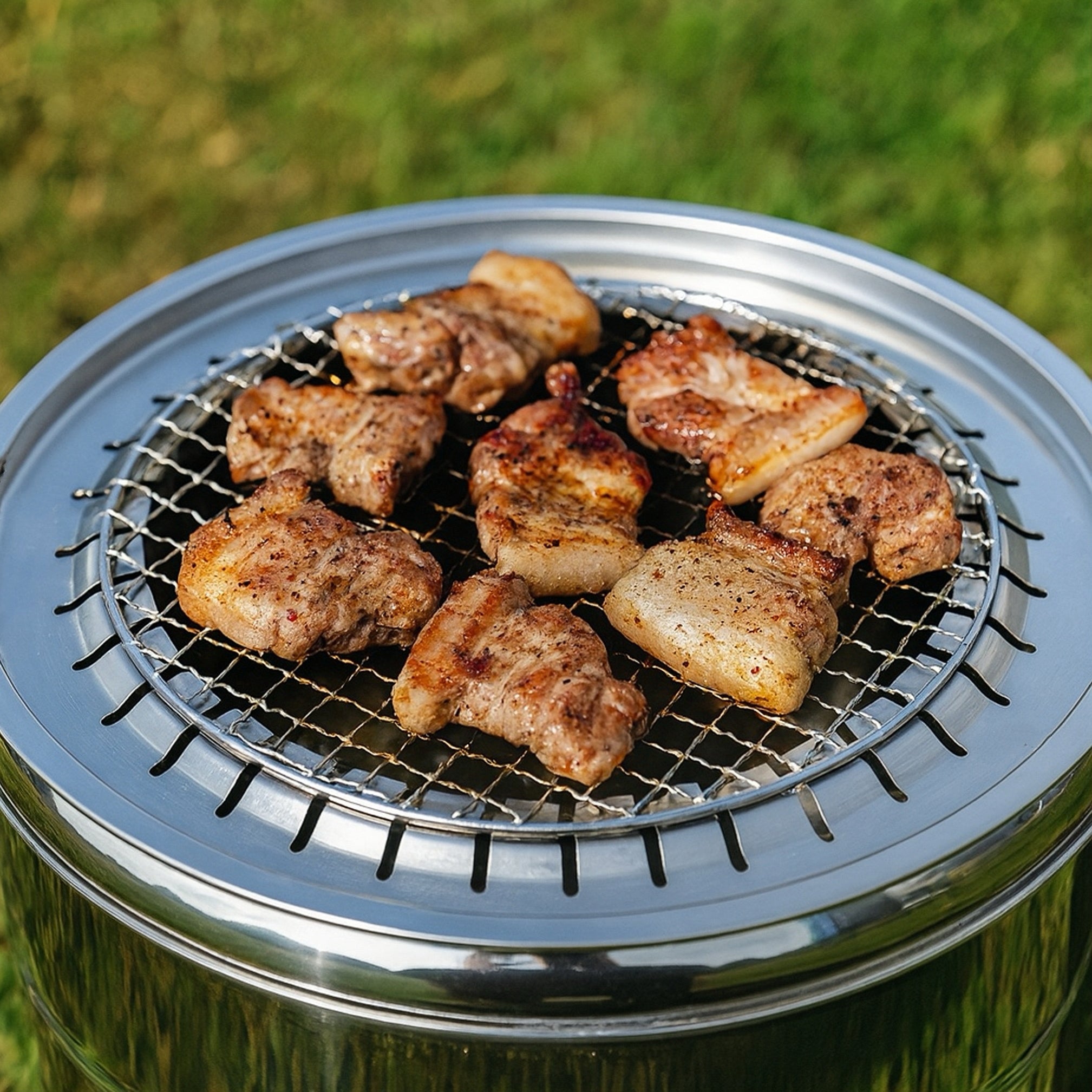Charcoal Smokeless Hanging BBQ Grill