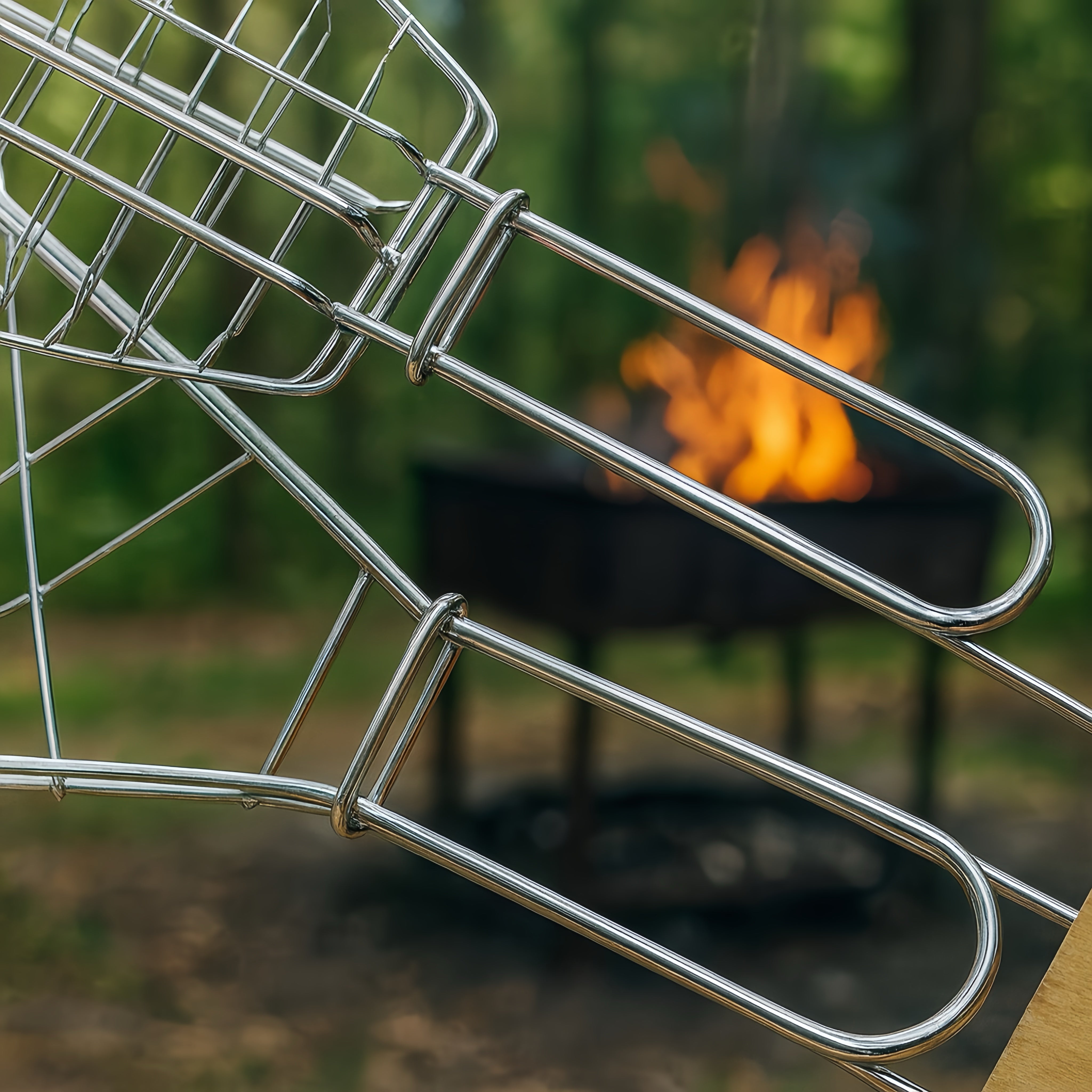 Fish Shape Barbecue Grilling Basket Clip