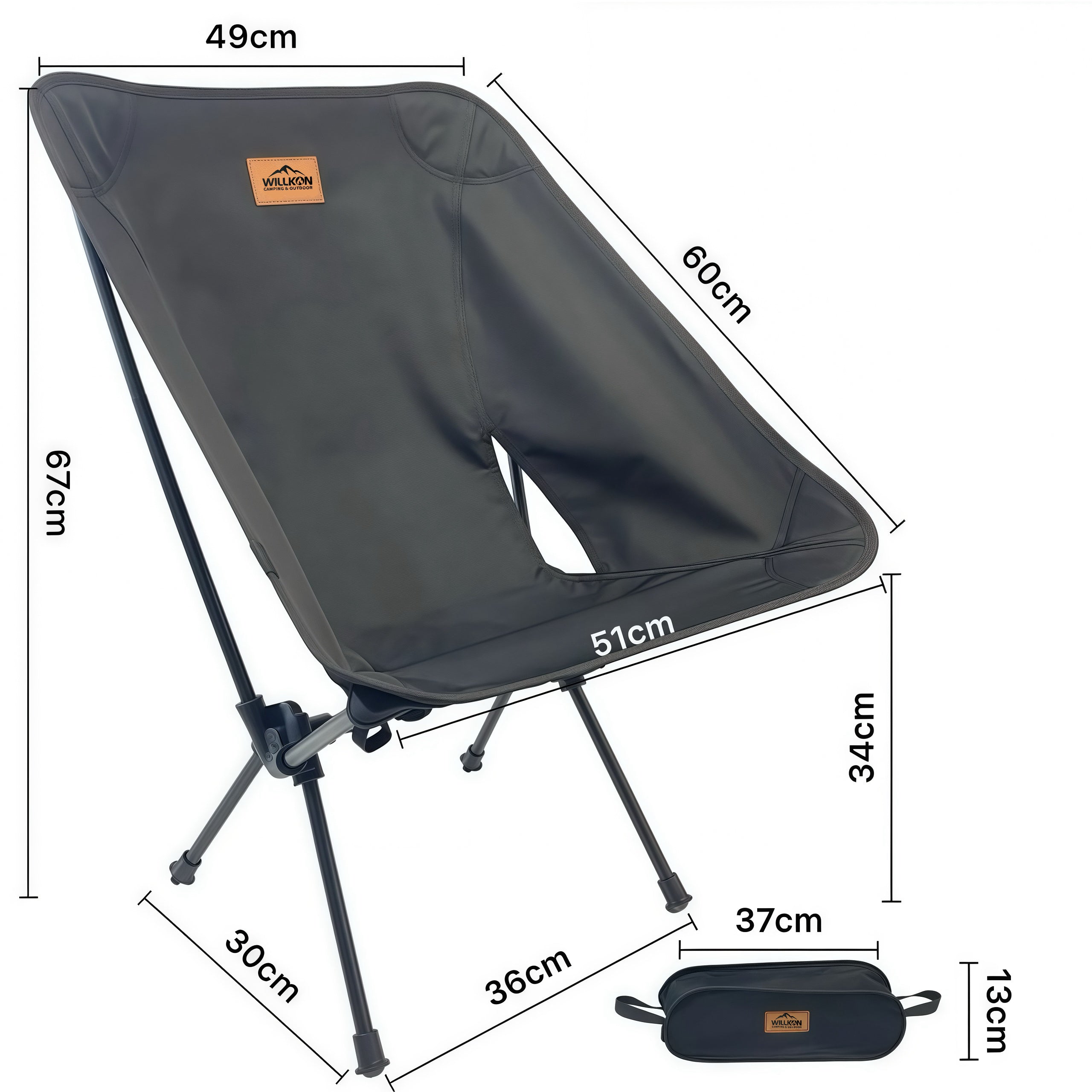 Willkon Moonlight K4 Ultra-Light Camping Chair