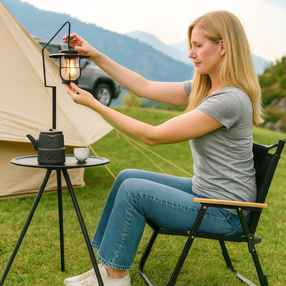 Willkon Ultra‑Light Adjustable Height Portable Camping Table