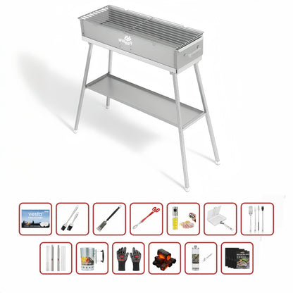 60cm x 18cm Hiabachi Grill Ultimate Value Bundle