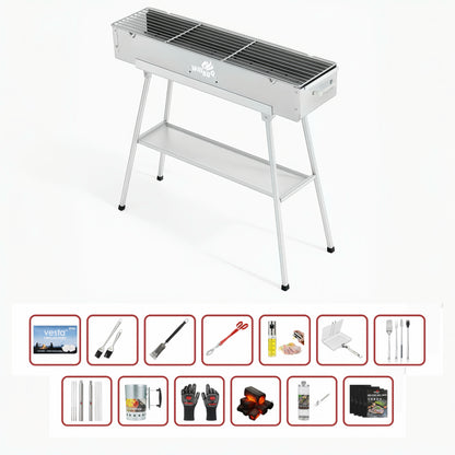 80cm x 18cm Hiabachi Grill Ultimate Value Bundle